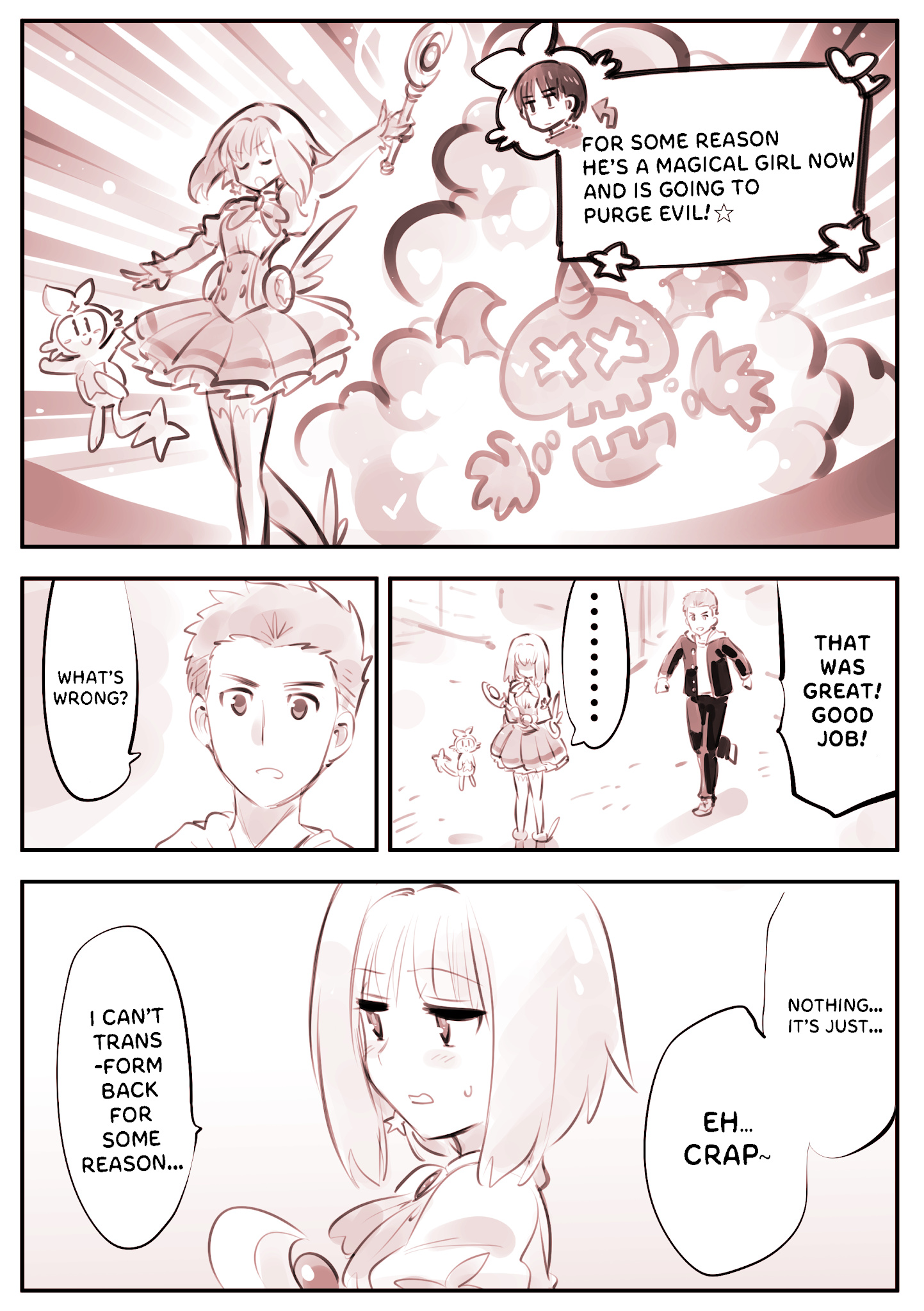 He Is A Magical Girl - Chapter 3: Lying Magical Girl