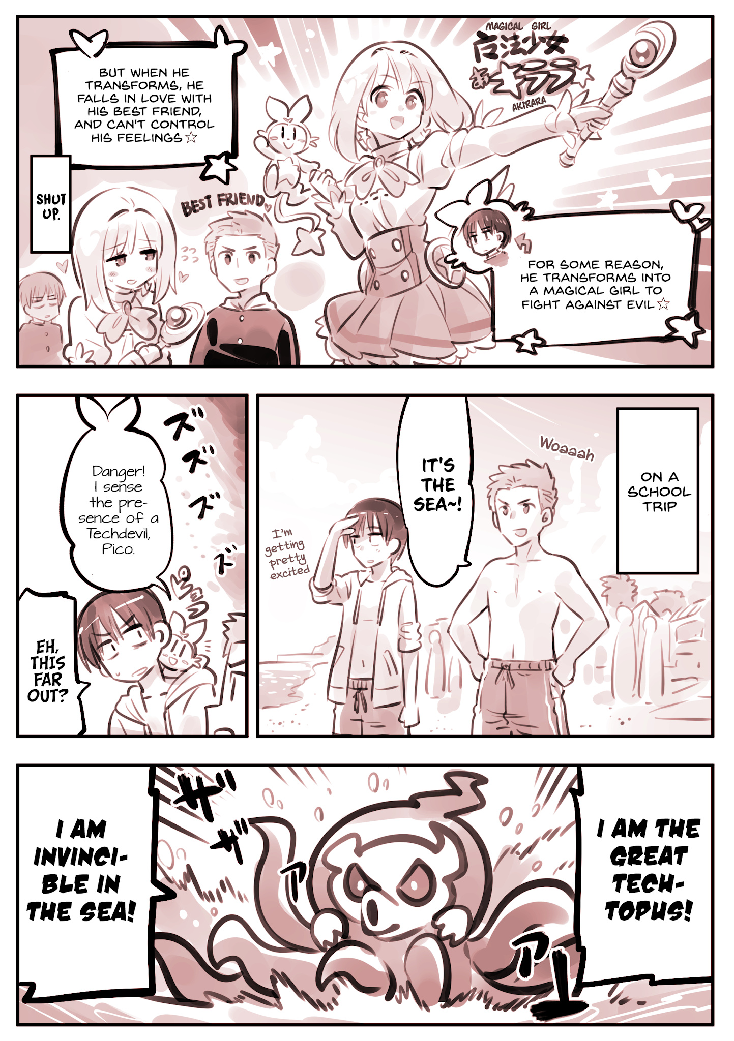 He Is A Magical Girl - Chapter 7: He Is A Magical Girl Wherever He Goes