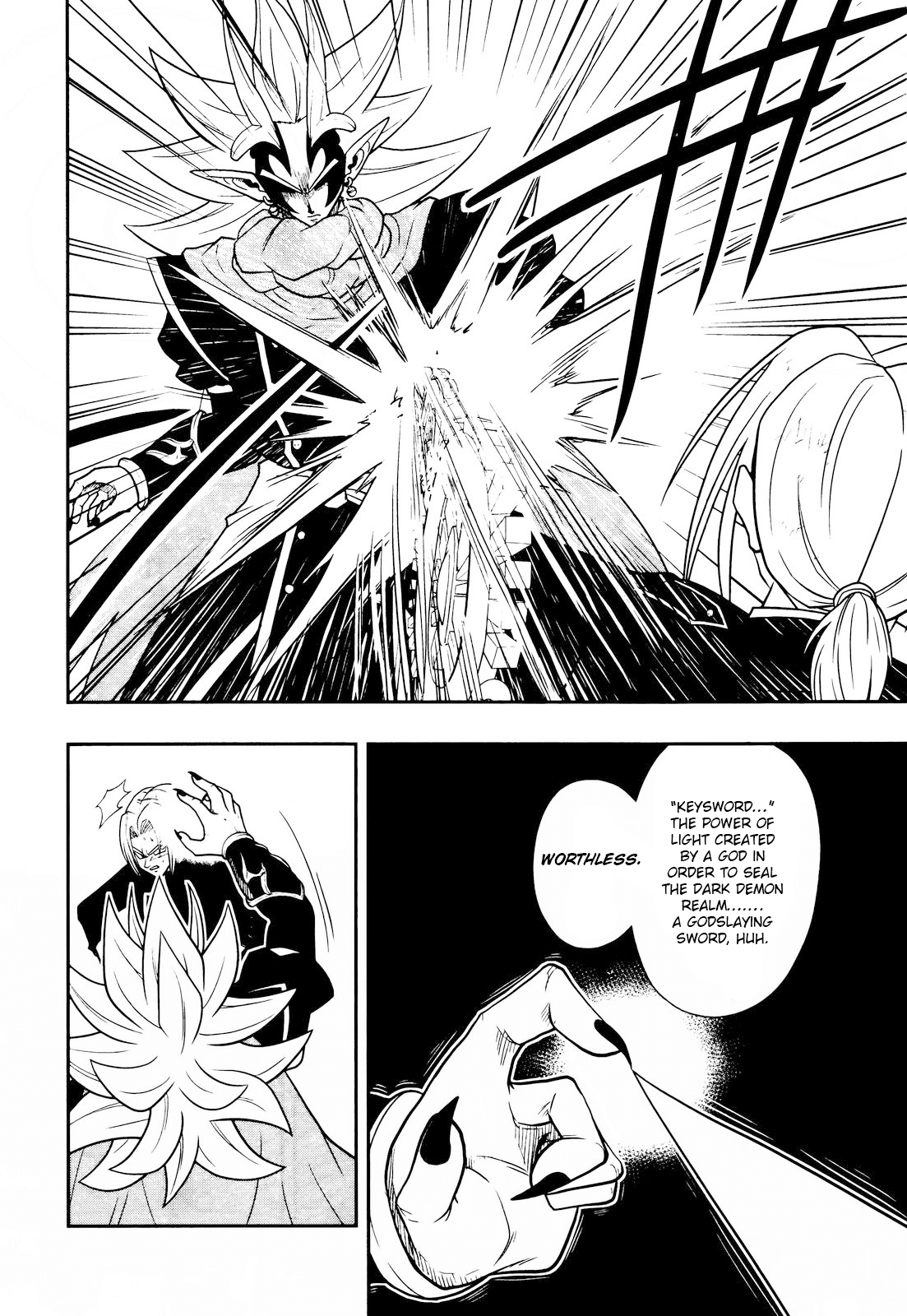 Super Dragon Ball Heroes: Dark Demon Realm Mission! - Vol.3 Chapter 16: Travelling Across Time, Light And Darkness, Collide Their Forces Together!!