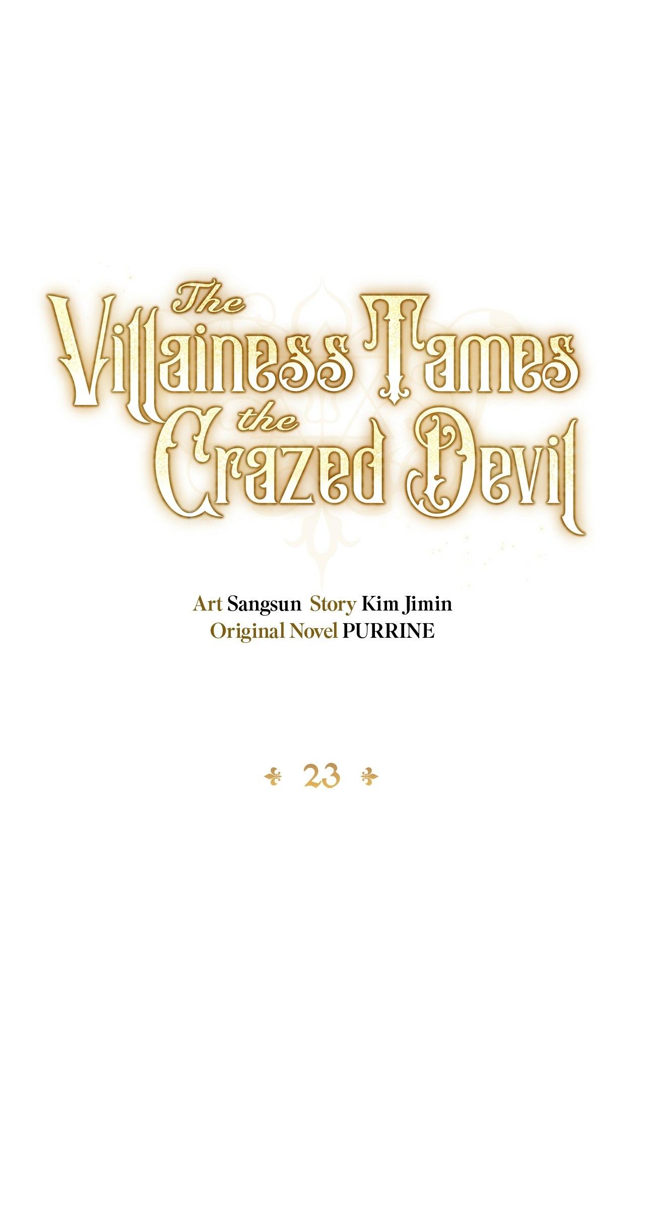 The Villainess Tames The Crazed Devil - Chapter 23