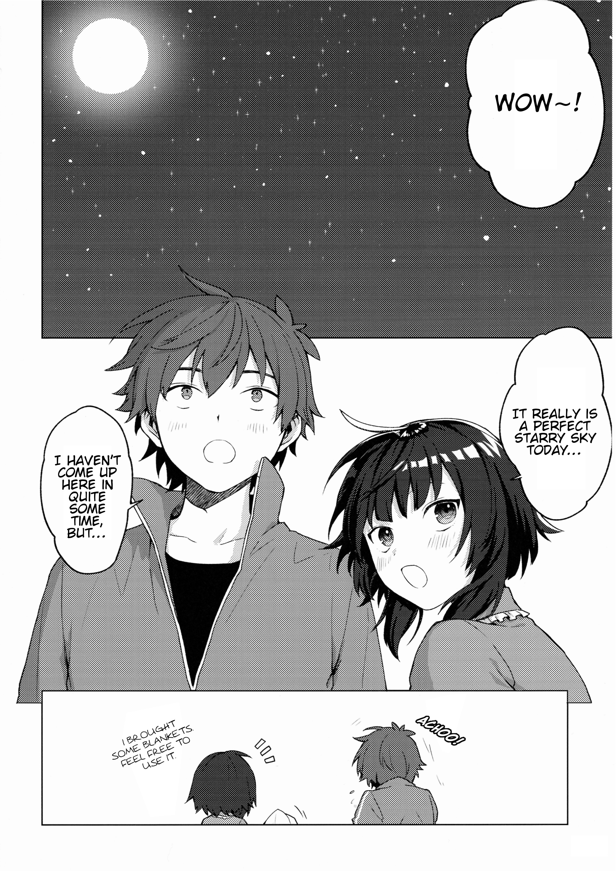 Zoku Kono Subarashii Sekai Ni Bakuen Wo! - Chapter : Extra - Gifting Shooting Stars Upon This Sleepless Night