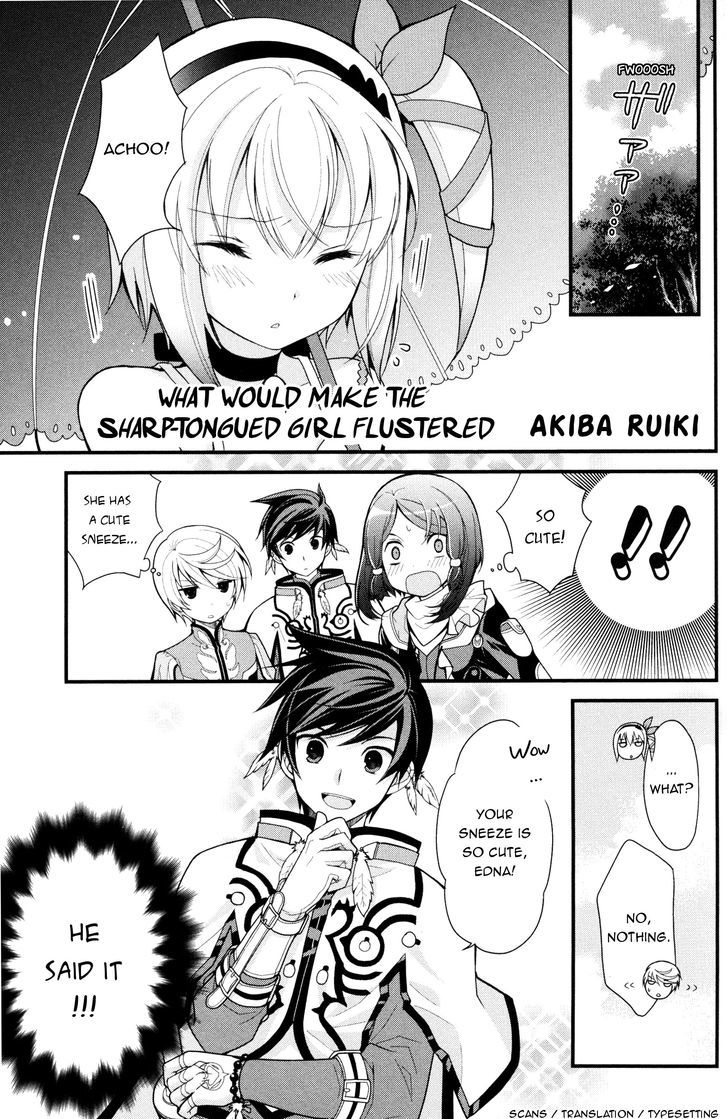 Tales Of Zestiria Comic Anthology - Chapter 1 : What Would Make The Sharp-Tongued Girl Flustered?