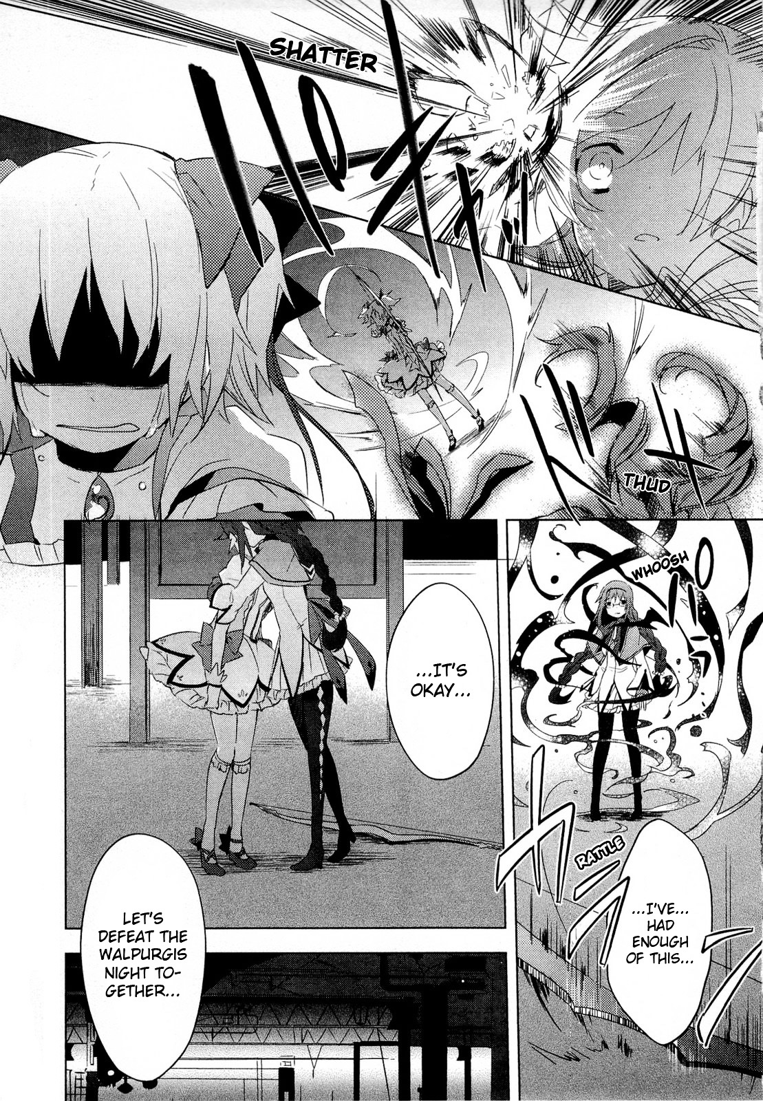 Mahou Shoujo Madoka★Magica - Vol.3 Chapter 10 : I Won T Depend On Anyone Anymore