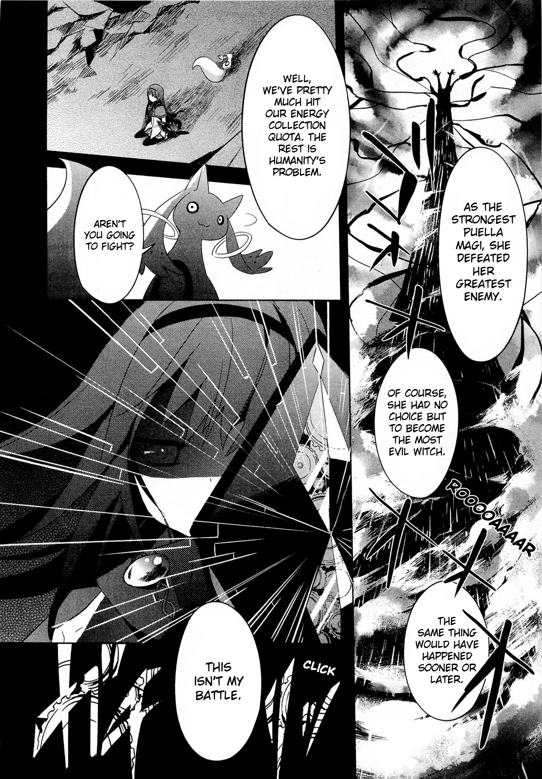 Mahou Shoujo Madoka★Magica - Vol.3 Chapter 10 : I Won T Depend On Anyone Anymore