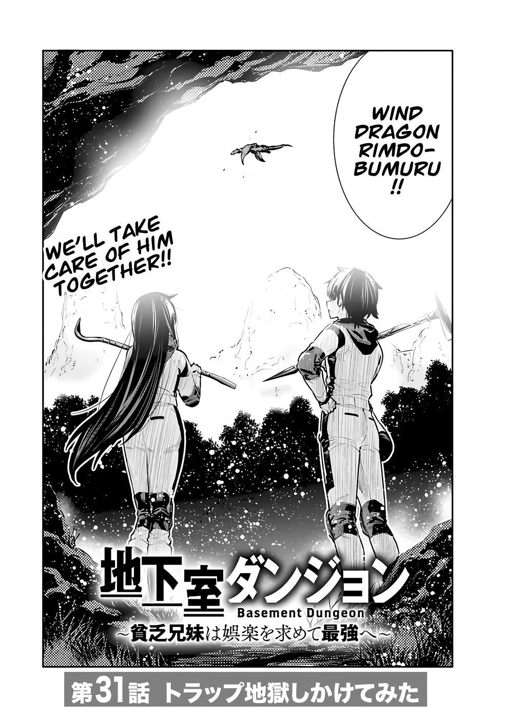 Chikashitsu Dungeon: Binbou Kyoudai Wa Goraku Wo Motomete Saikyou E - Chapter 31