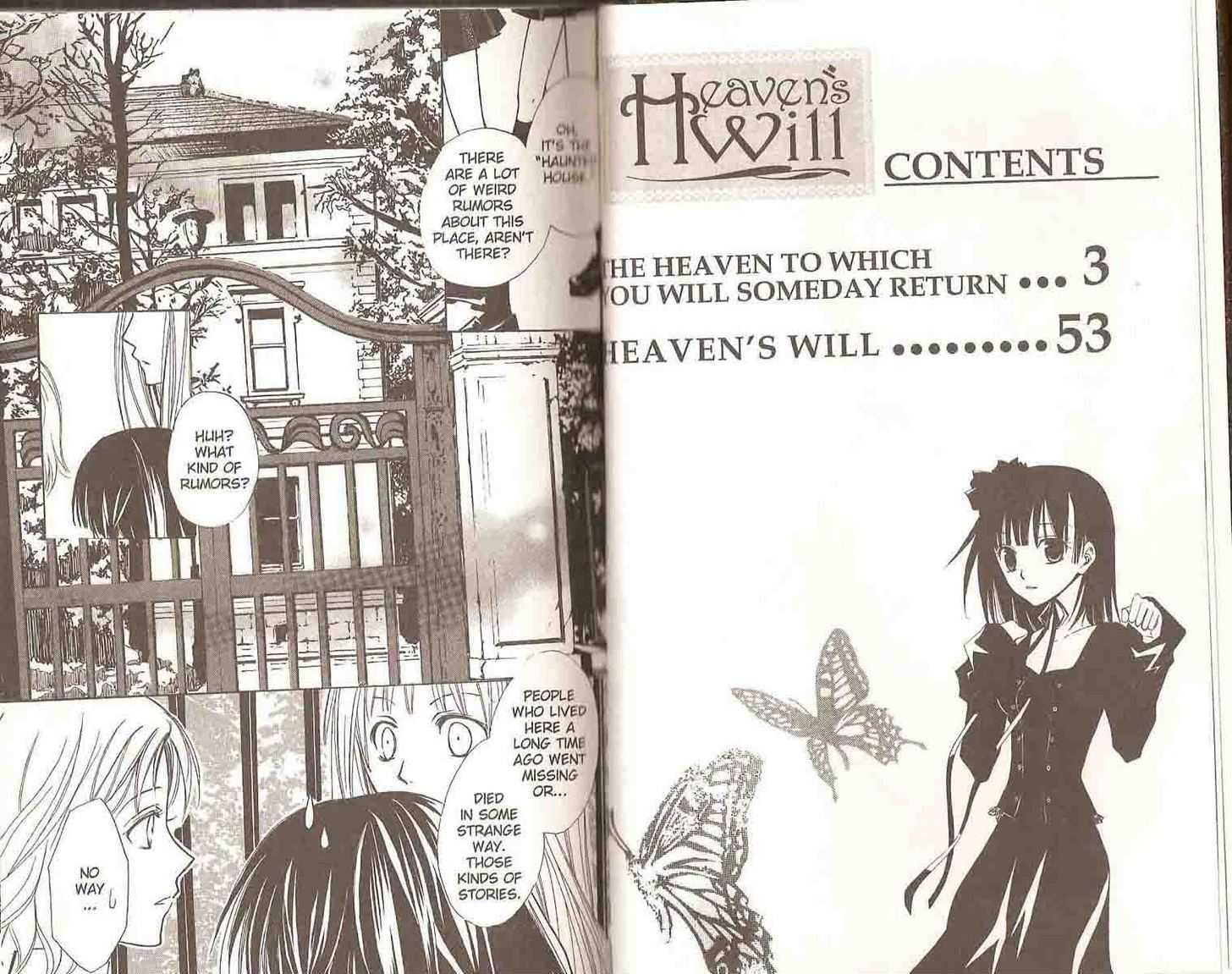 Heaven's Will - Vol.1 Chapter 1 : 1 The Heaven To Which You Will Someday Return  2 Heaven's Will