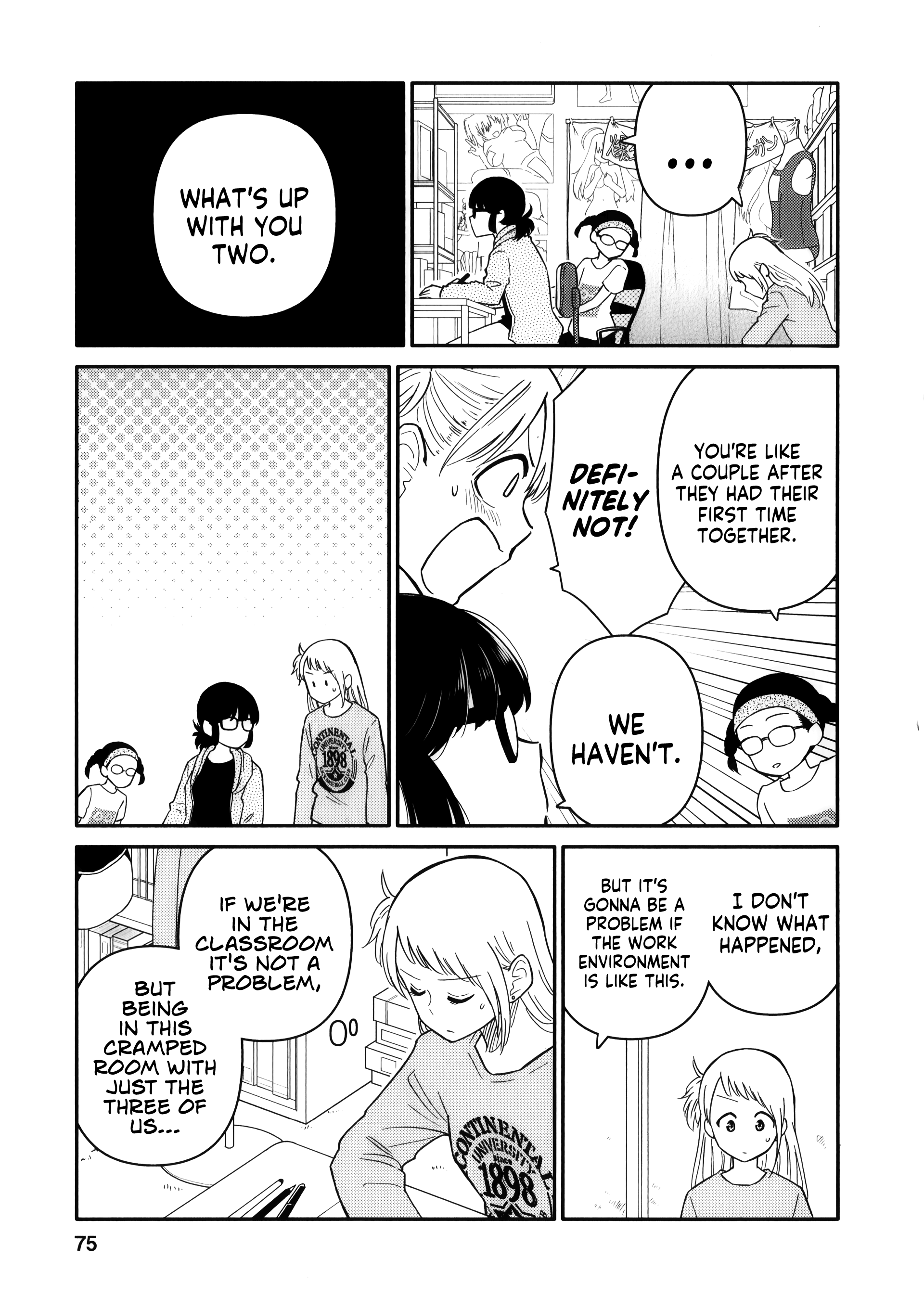 Joshi-Man - Vol.3 Chapter 13: A Highschool Girl Butts Heads With An Eromanga Artist.