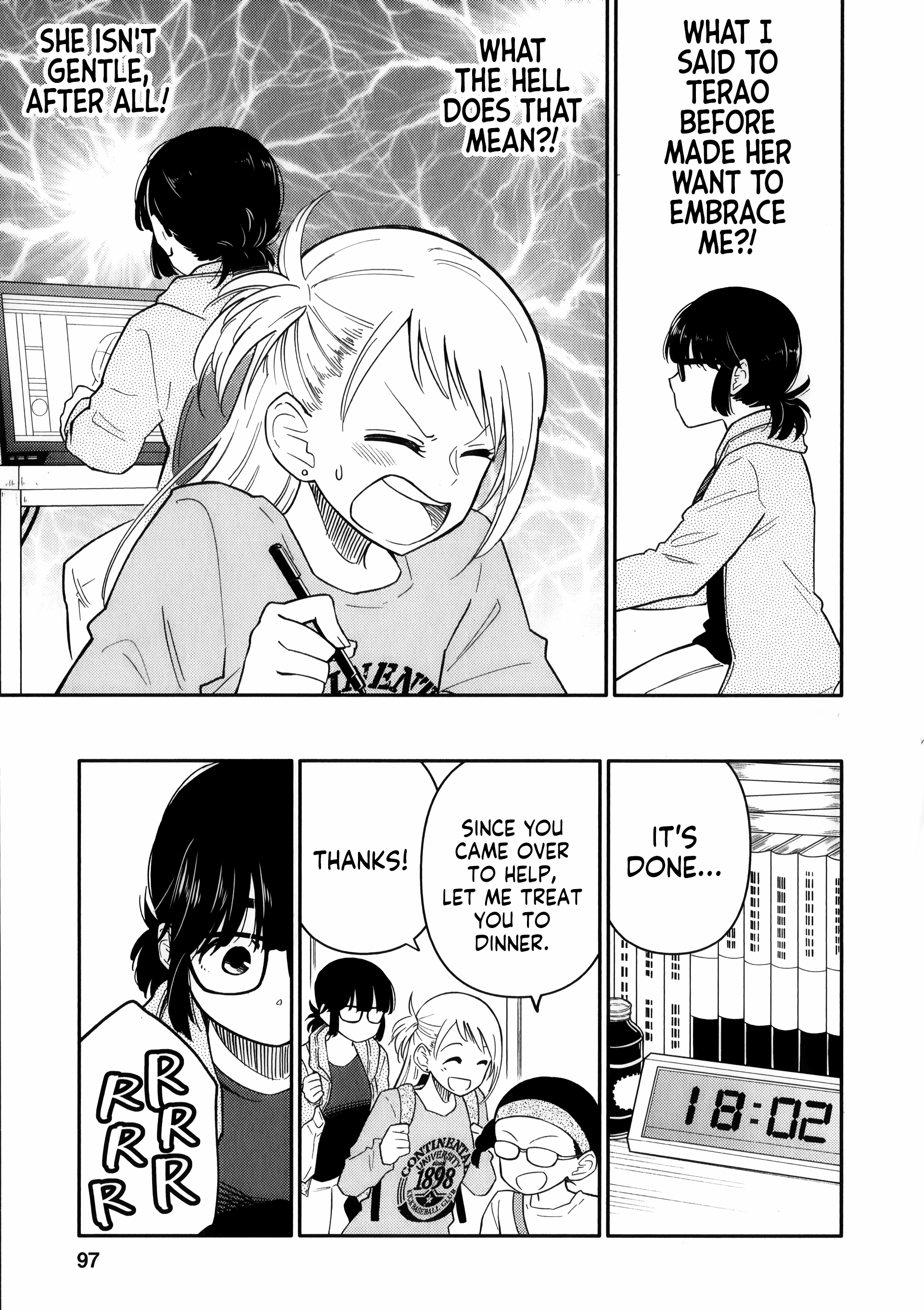 Joshi-Man - Vol.3 Chapter 13: A Highschool Girl Butts Heads With An Eromanga Artist.