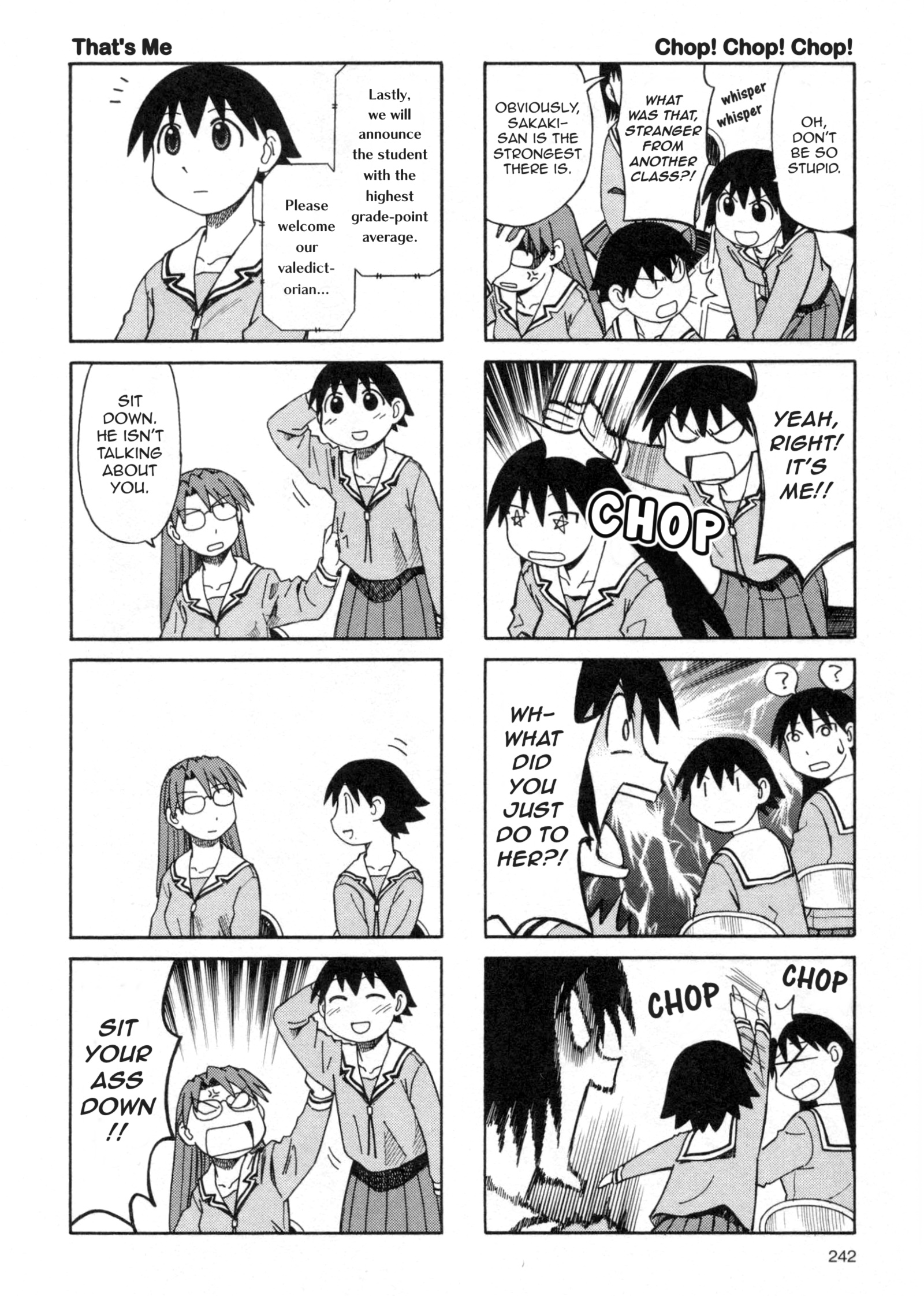 Azumanga Daioh - Vol.3 Chapter 36: March / Graduation