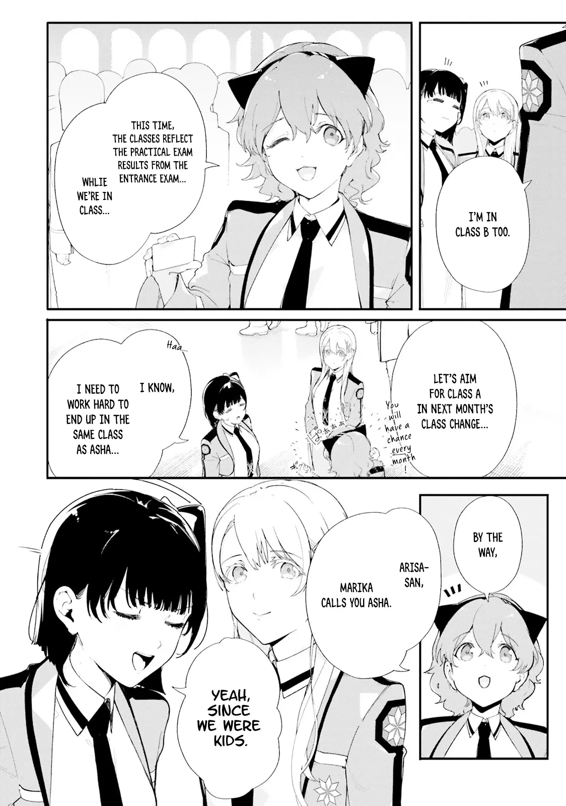 Shin Mahouka Koukou No Rettousei: Cygnus No Otome-Tachi - Vol.1 Chapter 2: Entrance Ceremony