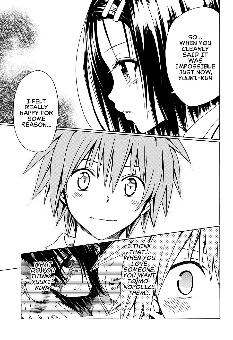 To Love-Ru Darkness - Chapter 75 : Sudden Confession ~The Precious Words~