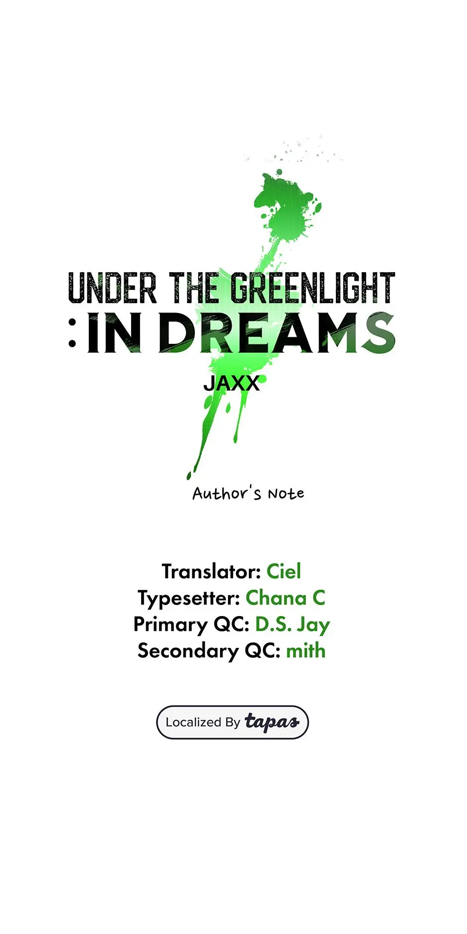 Under The Green Light - Chapter 78.5