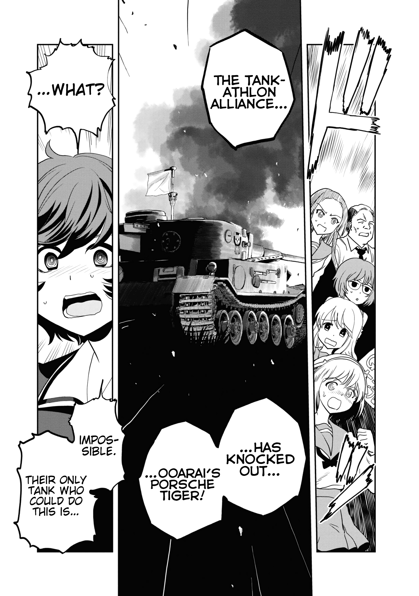 Girls & Panzer - Ribbon No Musha - Vol.15 Chapter 58: The Showdown With Nishizumi Miho (Part 2)