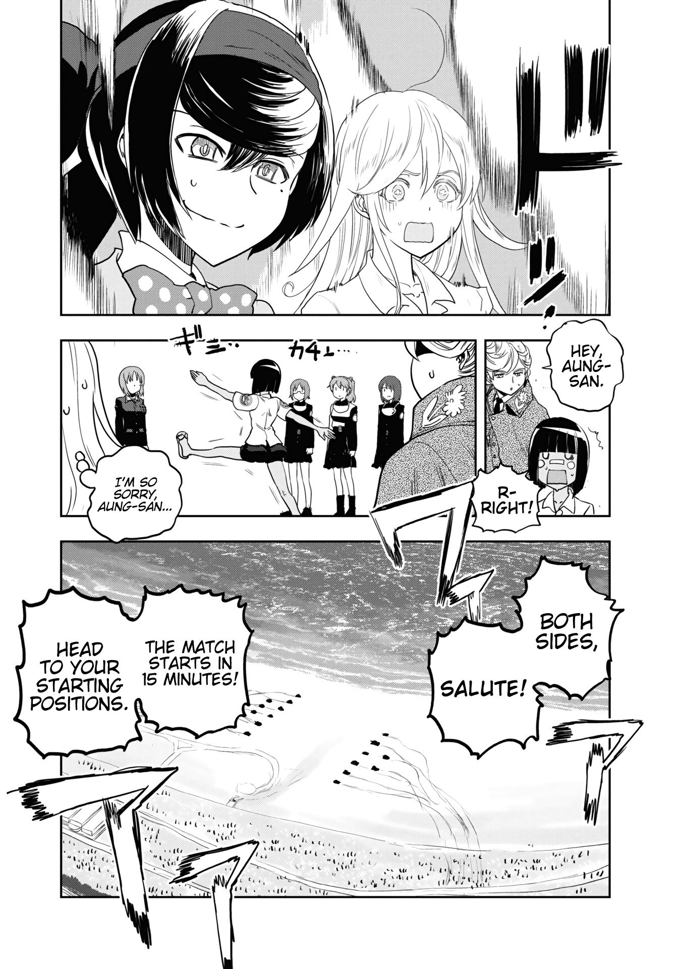 Girls & Panzer - Ribbon No Musha - Vol.15 Chapter 58: The Showdown With Nishizumi Miho (Part 2)