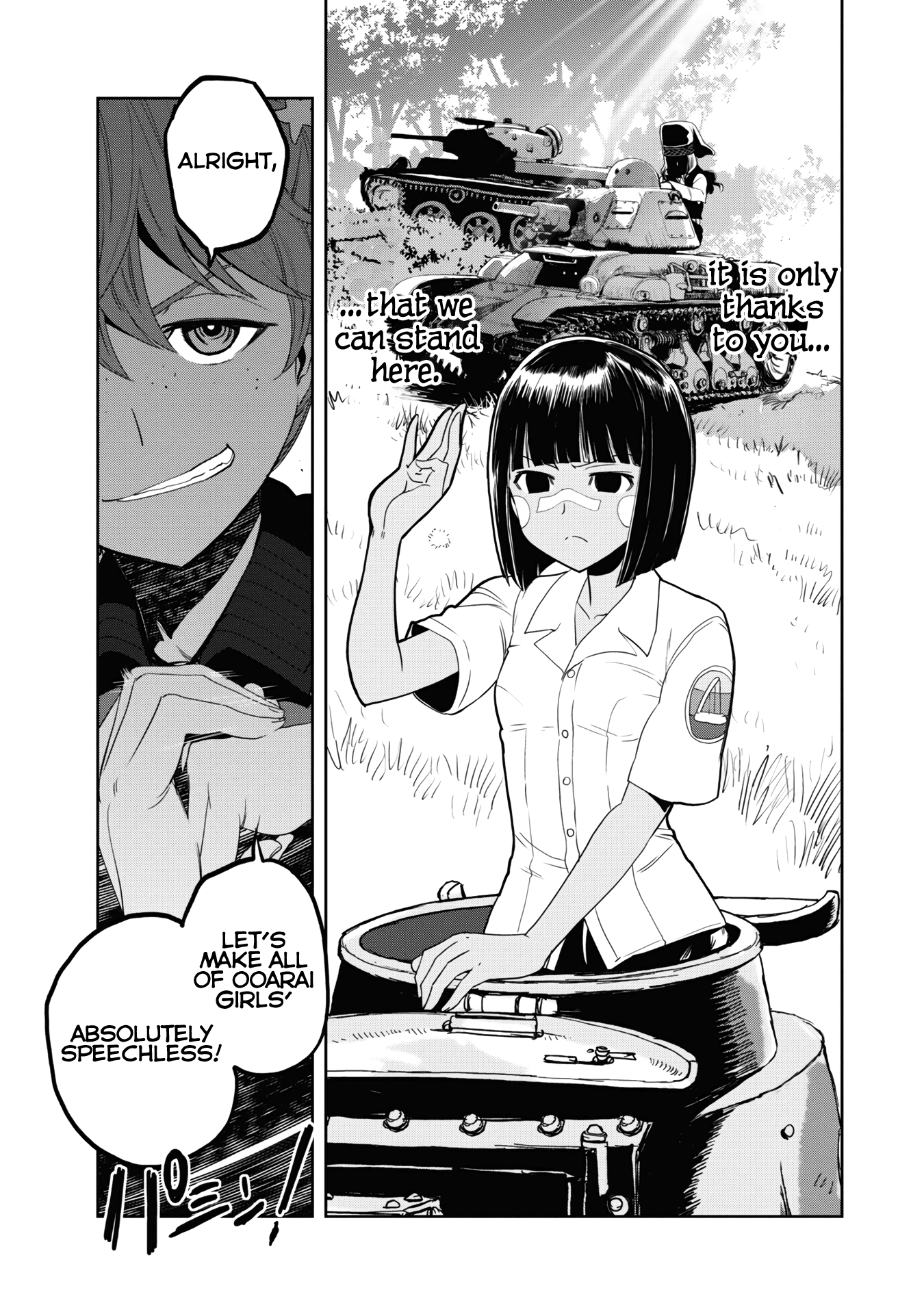 Girls & Panzer - Ribbon No Musha - Vol.15 Chapter 58: The Showdown With Nishizumi Miho (Part 2)