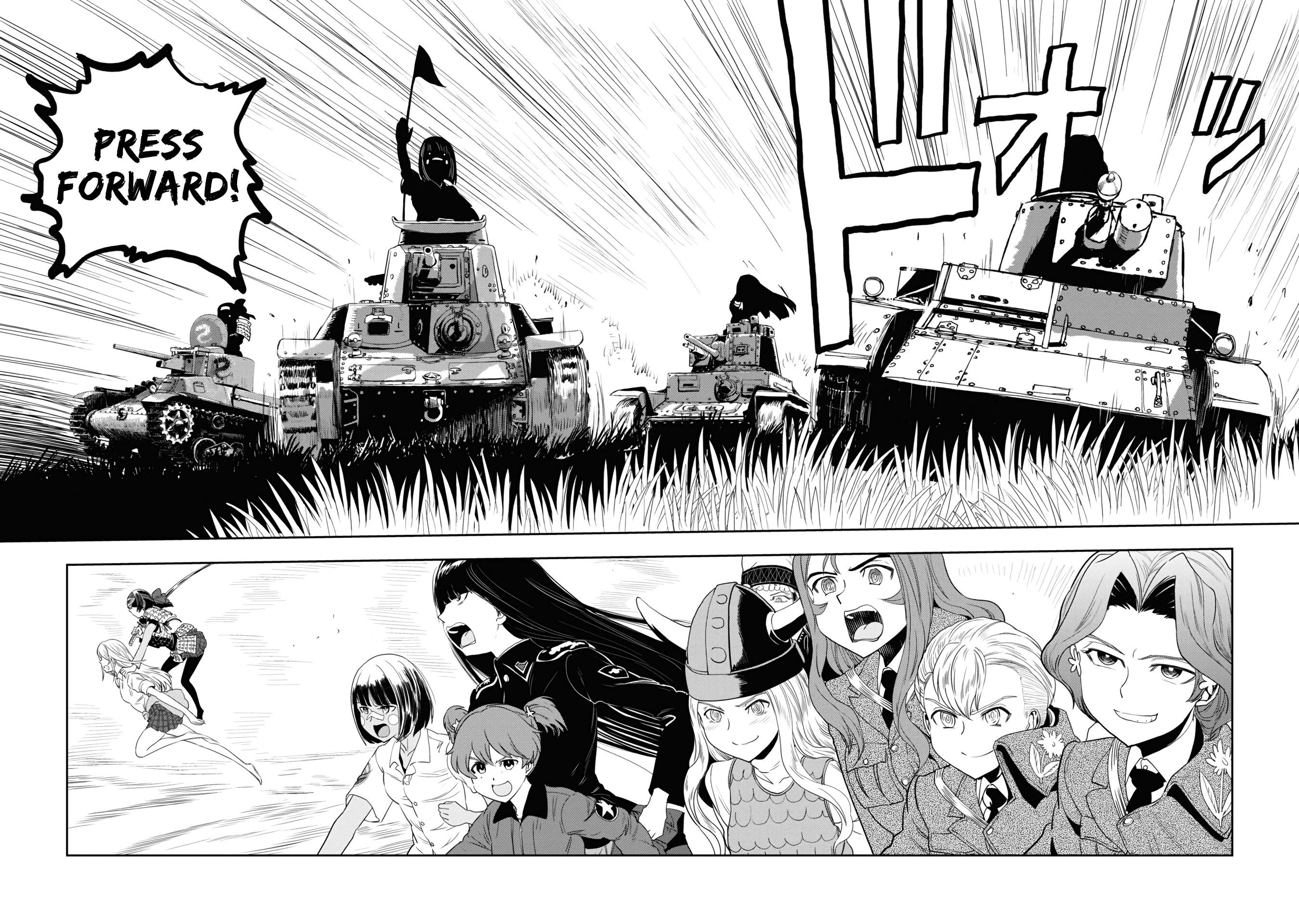 Girls & Panzer - Ribbon No Musha - Vol.15 Chapter 58: The Showdown With Nishizumi Miho (Part 2)