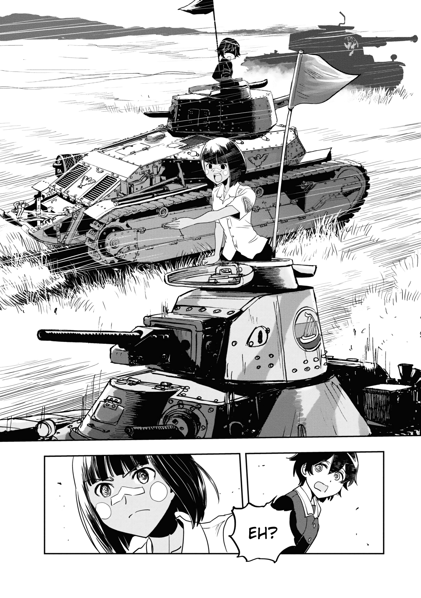 Girls & Panzer - Ribbon No Musha - Vol.15 Chapter 58: The Showdown With Nishizumi Miho (Part 2)