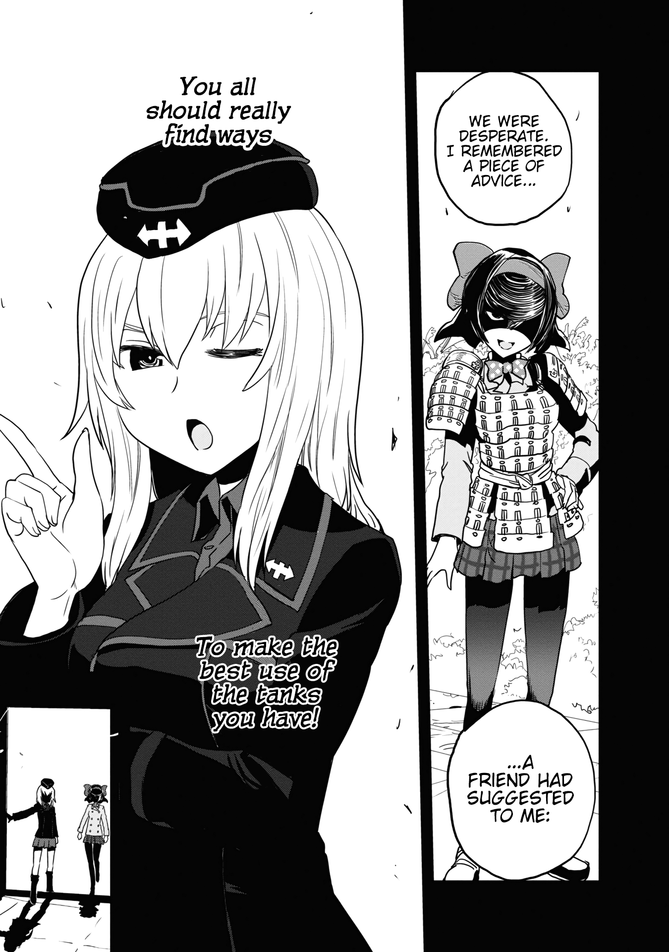 Girls & Panzer - Ribbon No Musha - Vol.15 Chapter 58: The Showdown With Nishizumi Miho (Part 2)