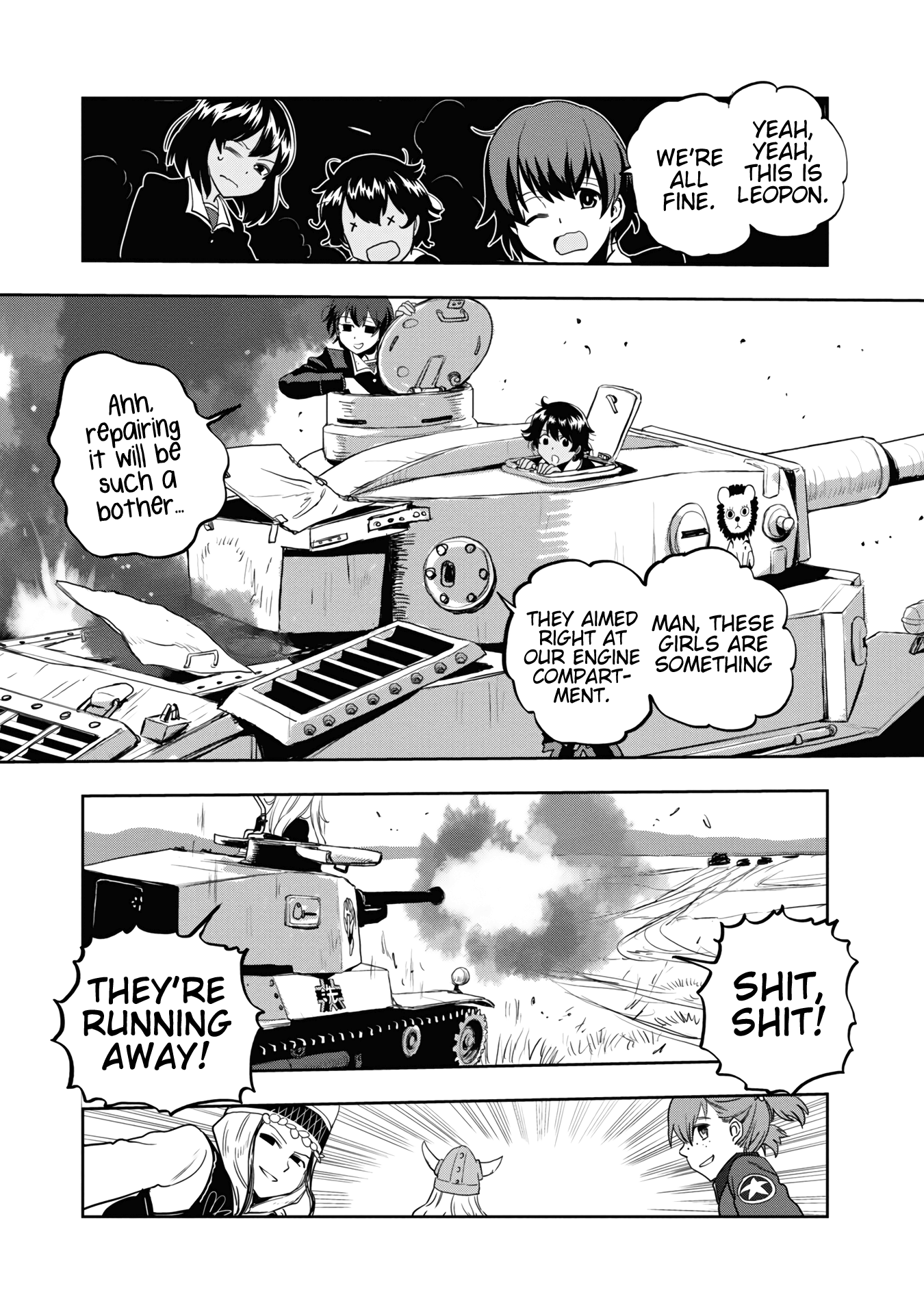 Girls & Panzer - Ribbon No Musha - Vol.15 Chapter 58: The Showdown With Nishizumi Miho (Part 2)