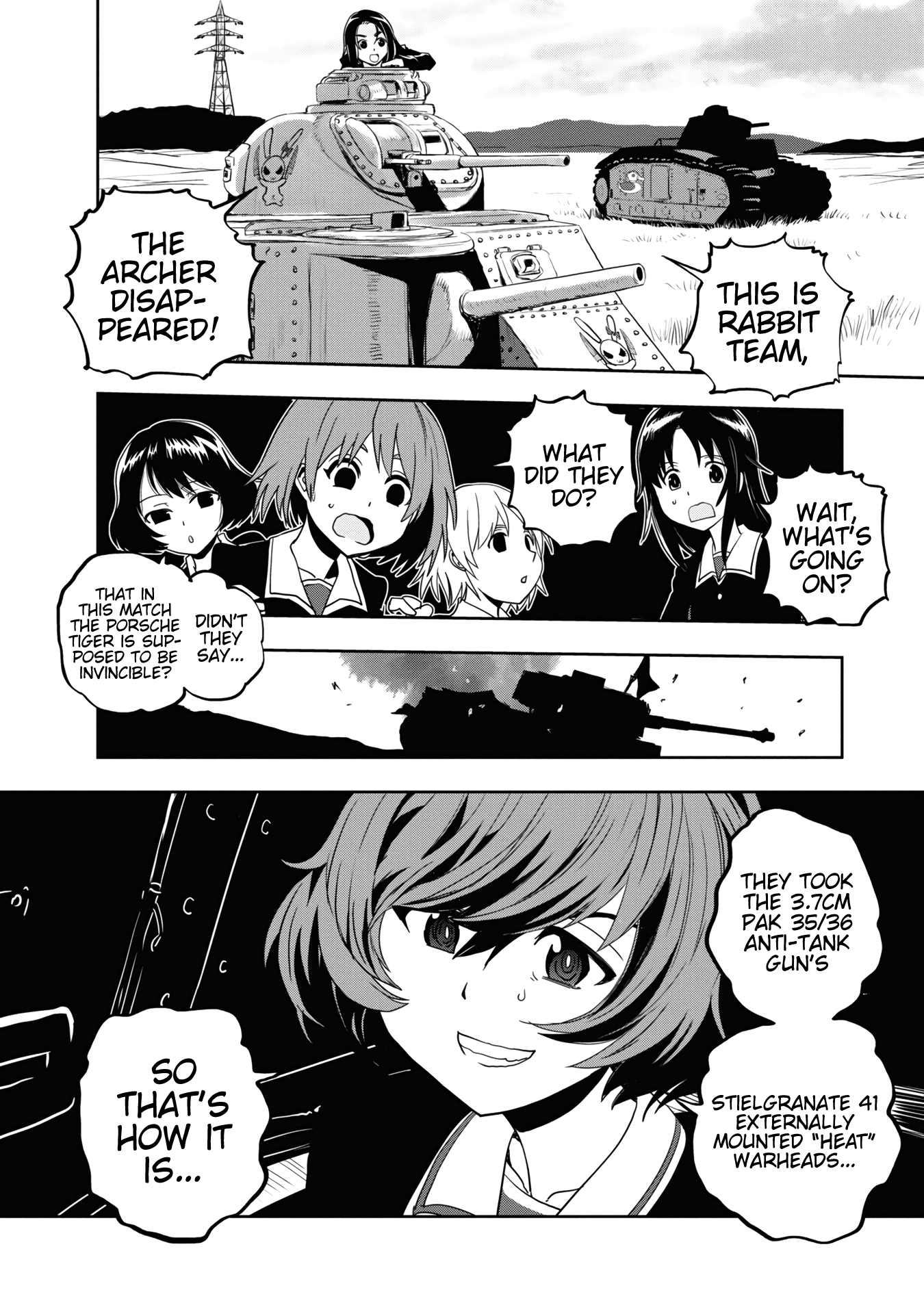 Girls & Panzer - Ribbon No Musha - Vol.15 Chapter 58: The Showdown With Nishizumi Miho (Part 2)