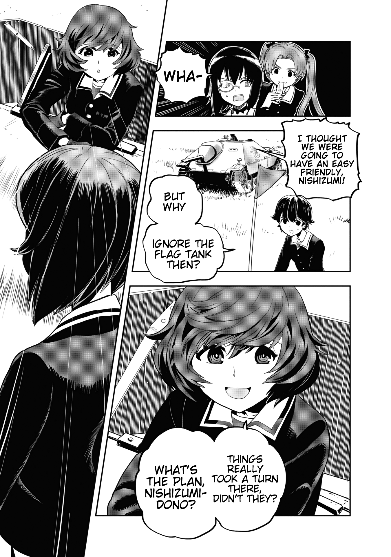 Girls & Panzer - Ribbon No Musha - Vol.15 Chapter 58: The Showdown With Nishizumi Miho (Part 2)