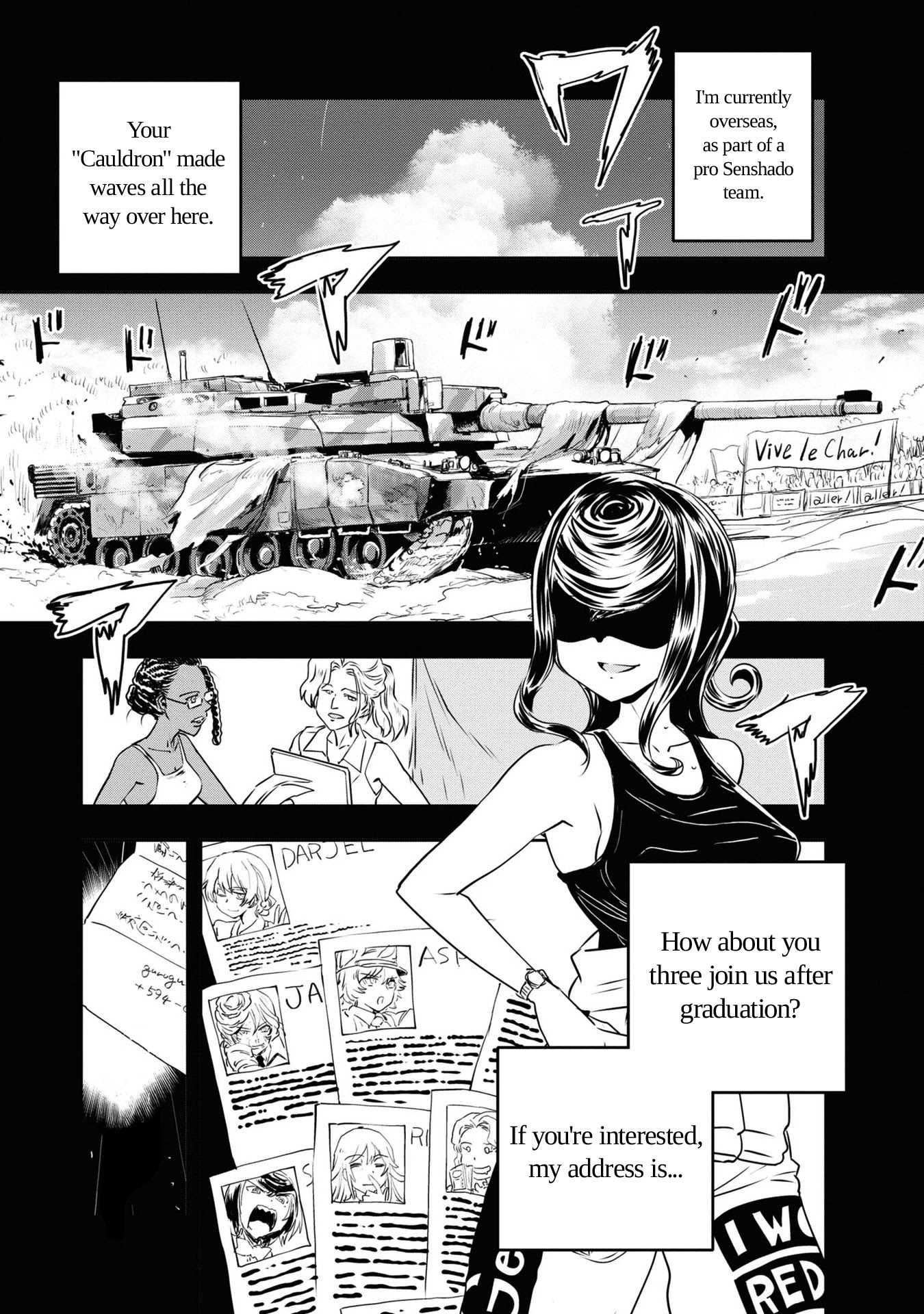 Girls & Panzer - Ribbon No Musha - Chapter 64: Team Centipede's Journey Will Go On. [End]