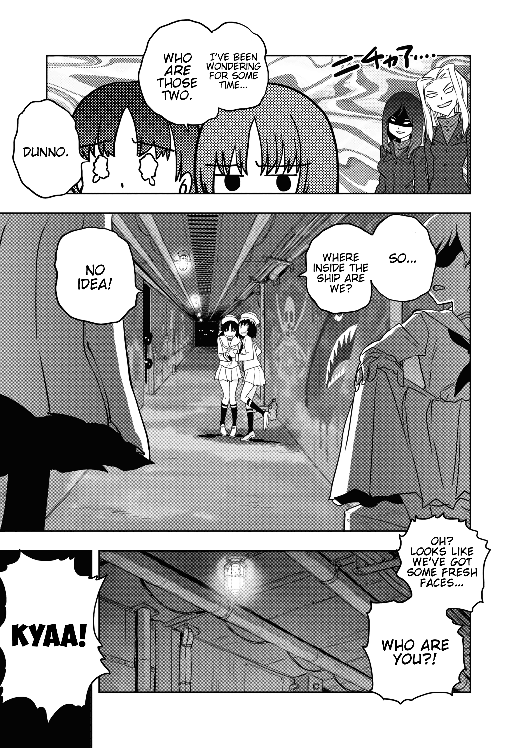 Girls & Panzer - Ribbon No Musha - Vol.14 Chapter 54: Infiltrating The Ooarai Girls' Academy Ship (Part 2)