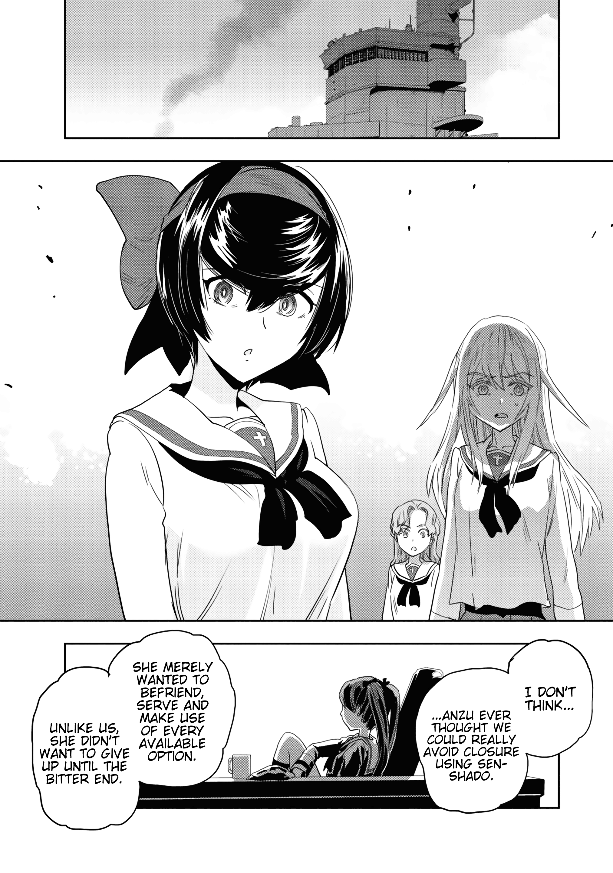 Girls & Panzer - Ribbon No Musha - Vol.14 Chapter 54: Infiltrating The Ooarai Girls' Academy Ship (Part 2)