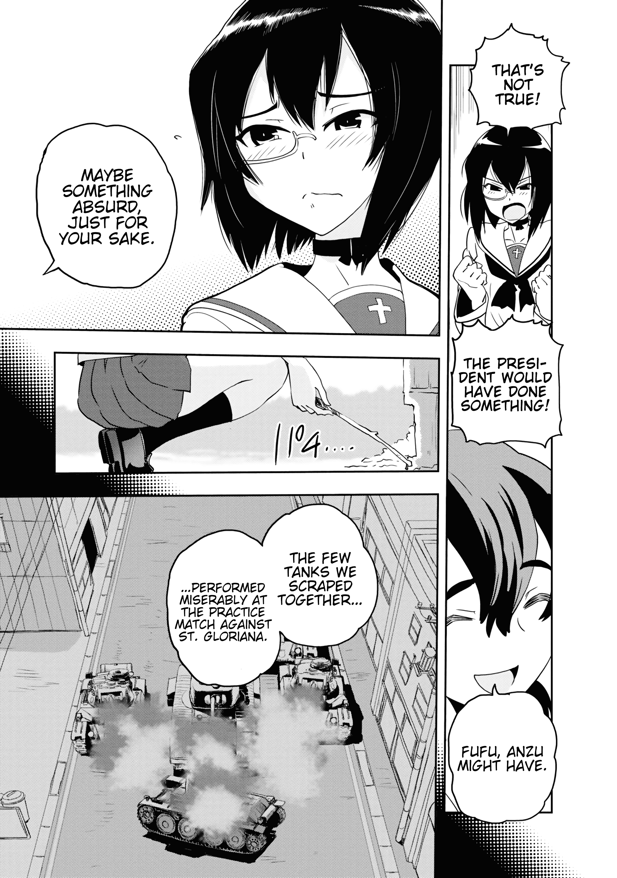 Girls & Panzer - Ribbon No Musha - Vol.14 Chapter 54: Infiltrating The Ooarai Girls' Academy Ship (Part 2)