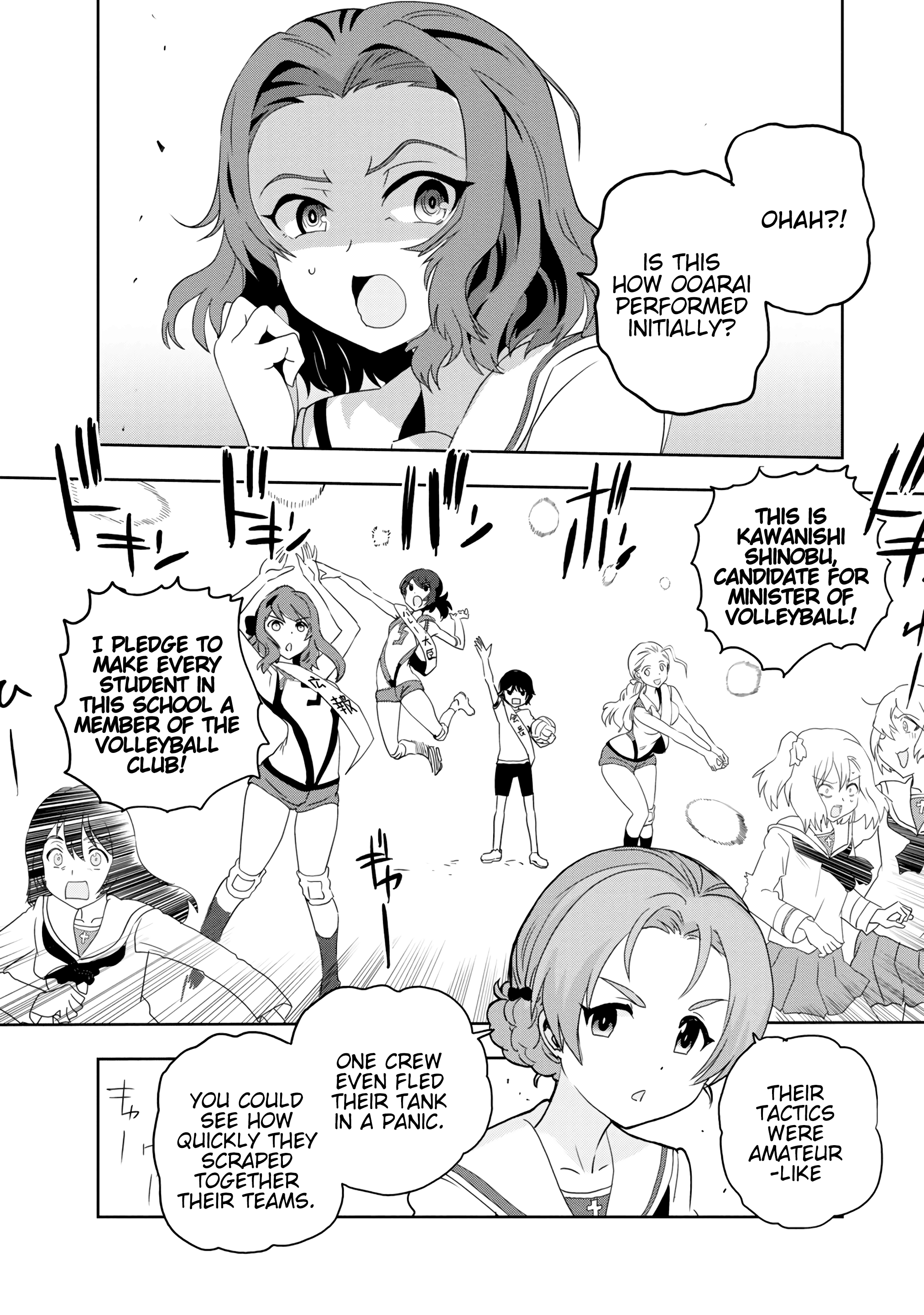 Girls & Panzer - Ribbon No Musha - Vol.14 Chapter 54: Infiltrating The Ooarai Girls' Academy Ship (Part 2)