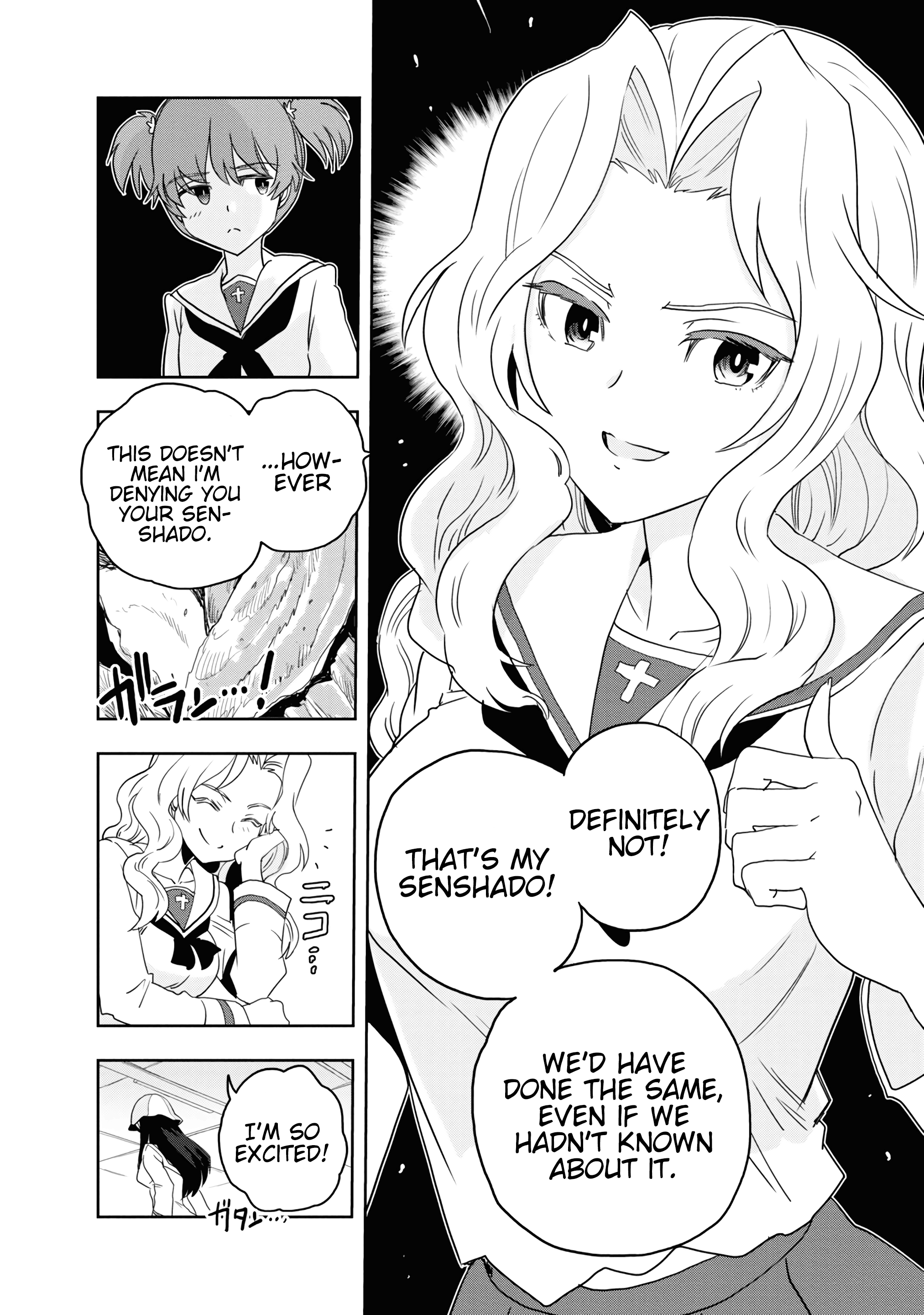 Girls & Panzer - Ribbon No Musha - Vol.14 Chapter 54: Infiltrating The Ooarai Girls' Academy Ship (Part 2)