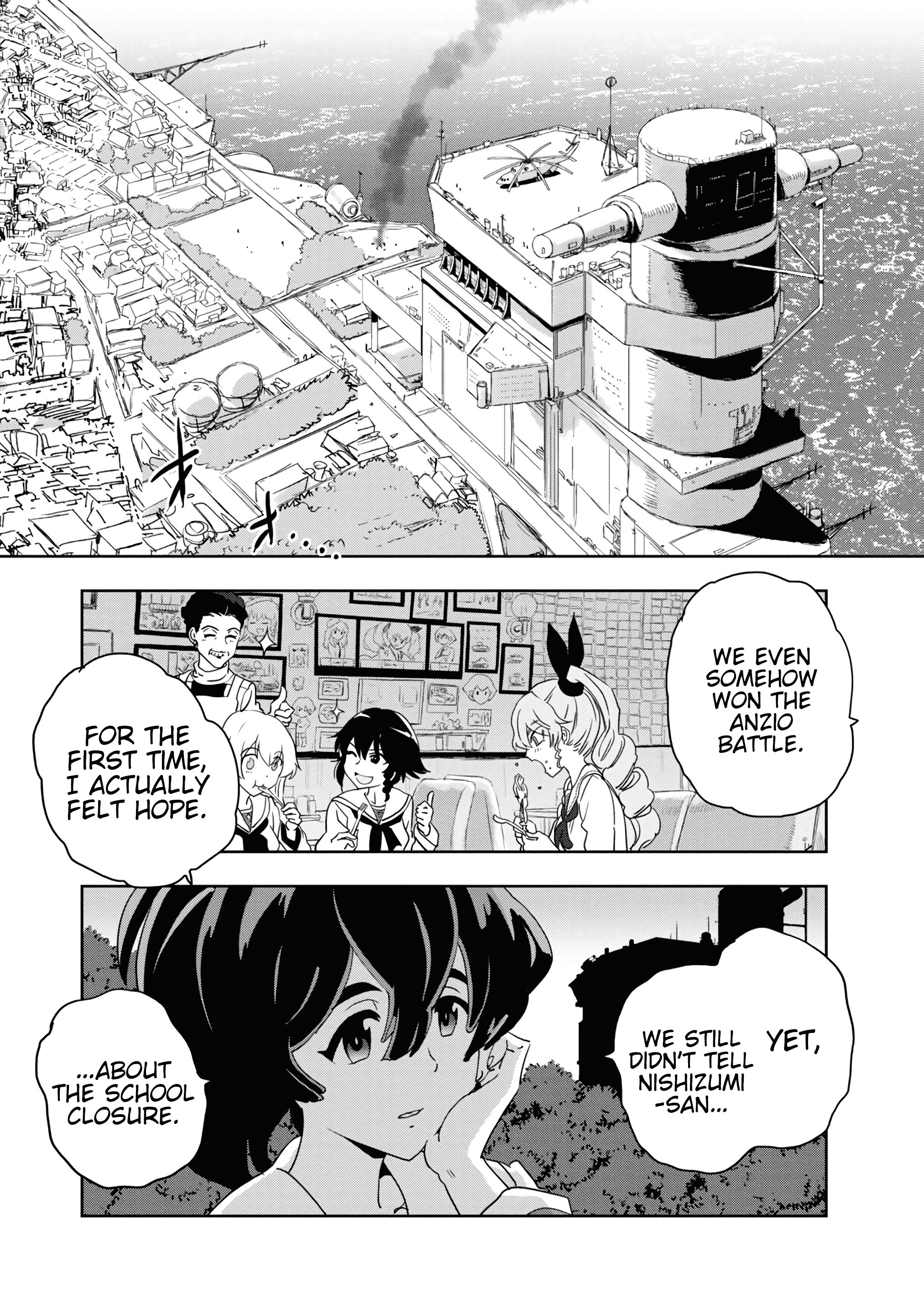 Girls & Panzer - Ribbon No Musha - Vol.14 Chapter 54: Infiltrating The Ooarai Girls' Academy Ship (Part 2)