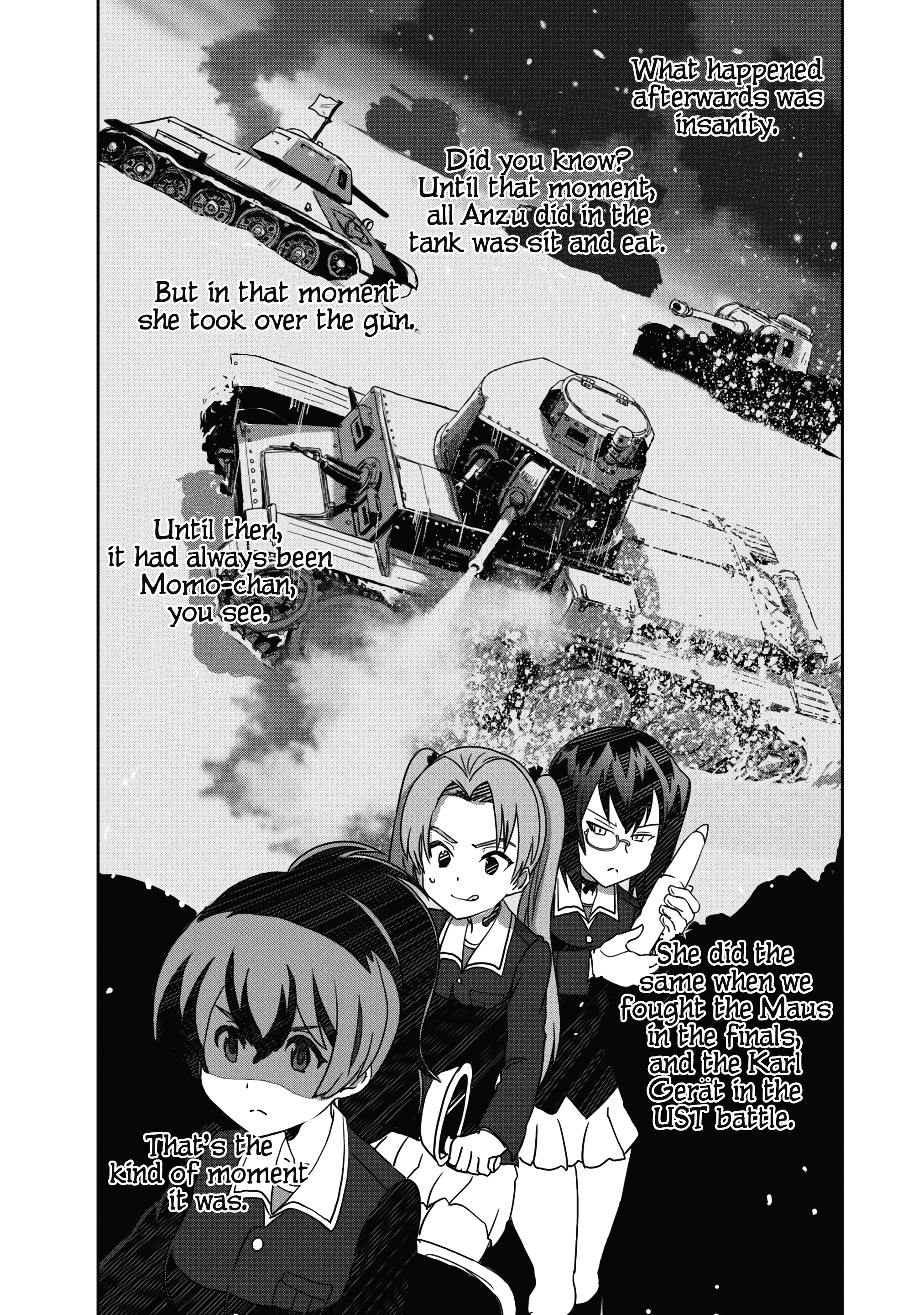 Girls & Panzer - Ribbon No Musha - Vol.14 Chapter 54: Infiltrating The Ooarai Girls' Academy Ship (Part 2)