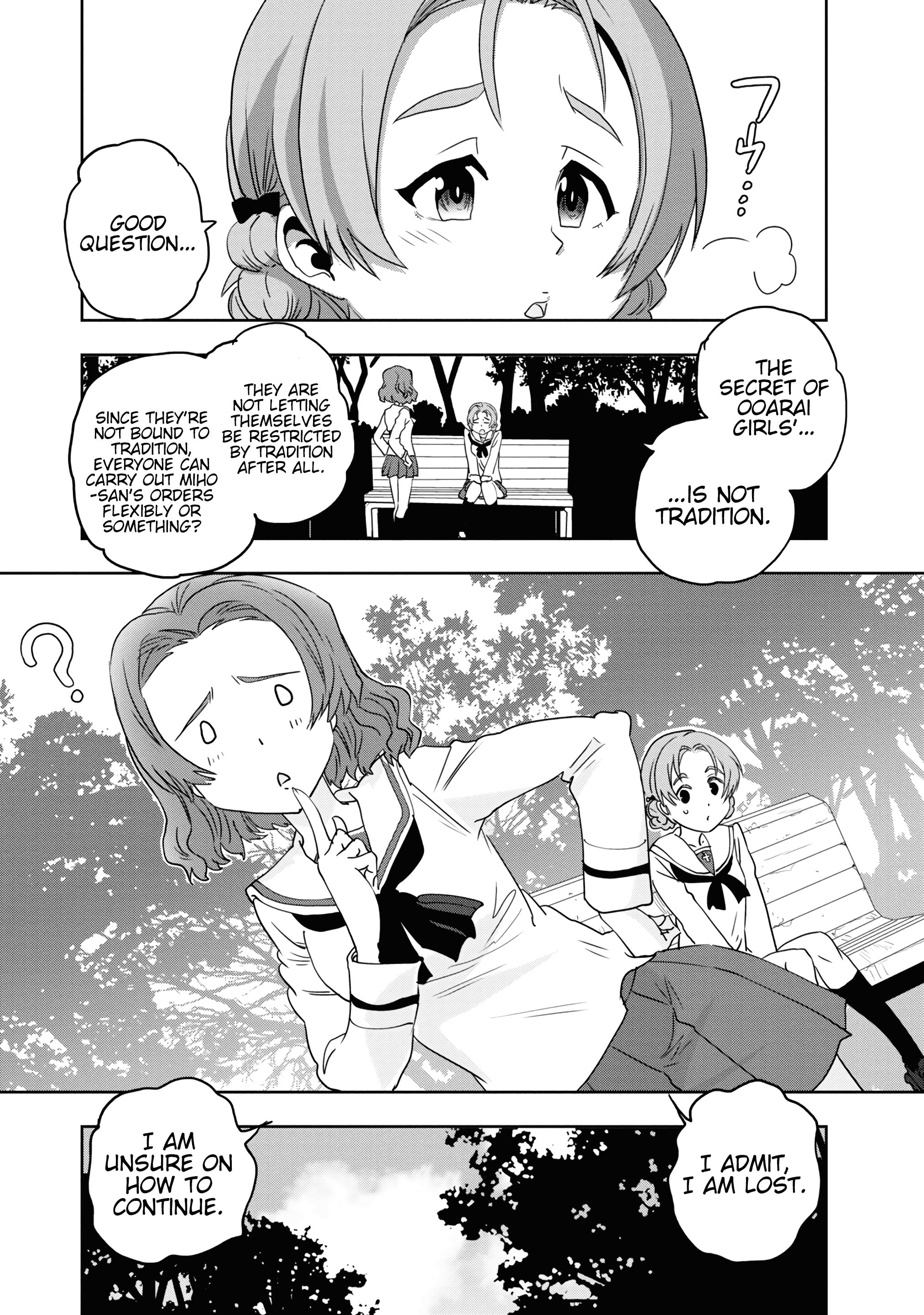 Girls & Panzer - Ribbon No Musha - Vol.14 Chapter 54: Infiltrating The Ooarai Girls' Academy Ship (Part 2)