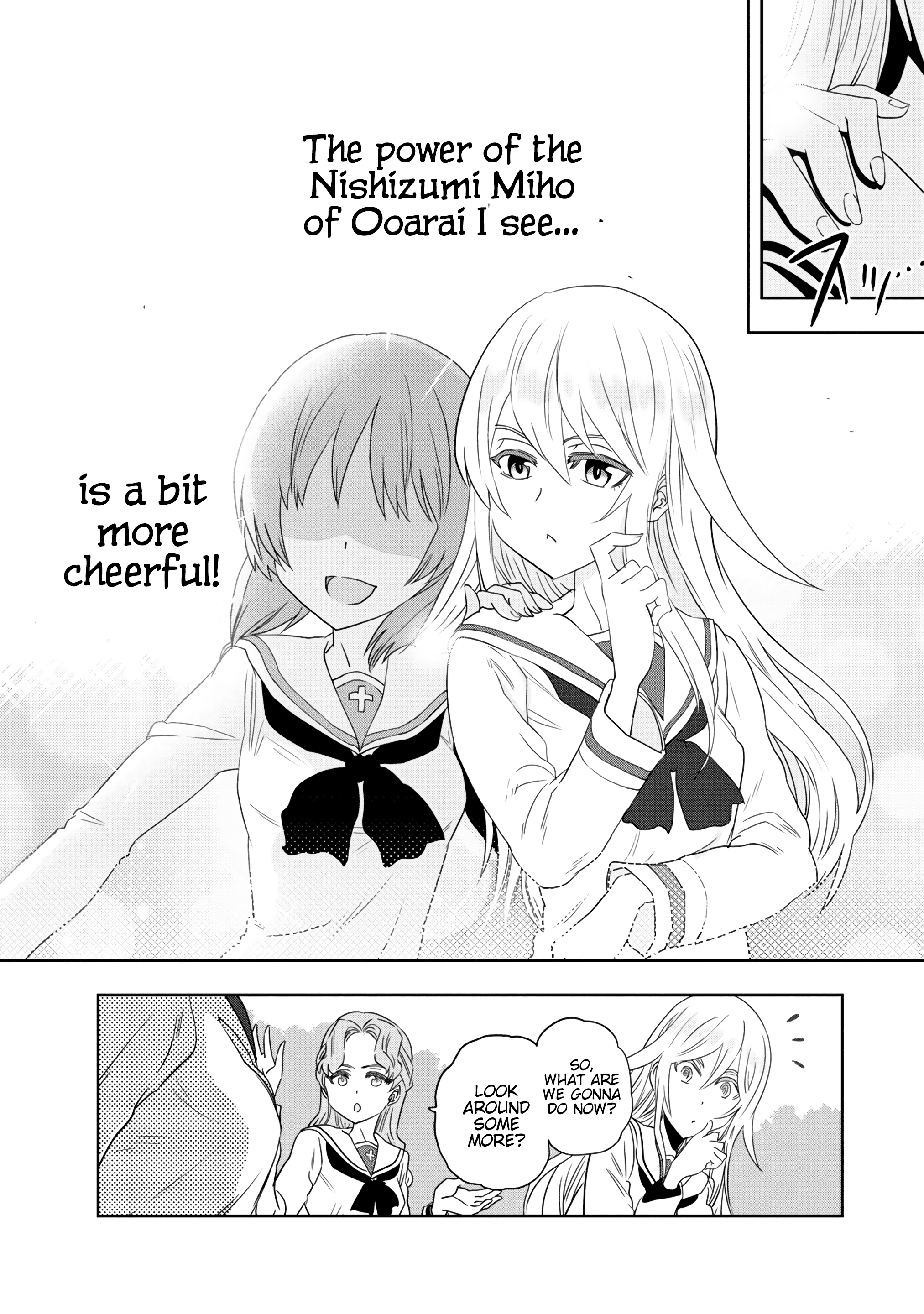 Girls & Panzer - Ribbon No Musha - Vol.14 Chapter 54: Infiltrating The Ooarai Girls' Academy Ship (Part 2)