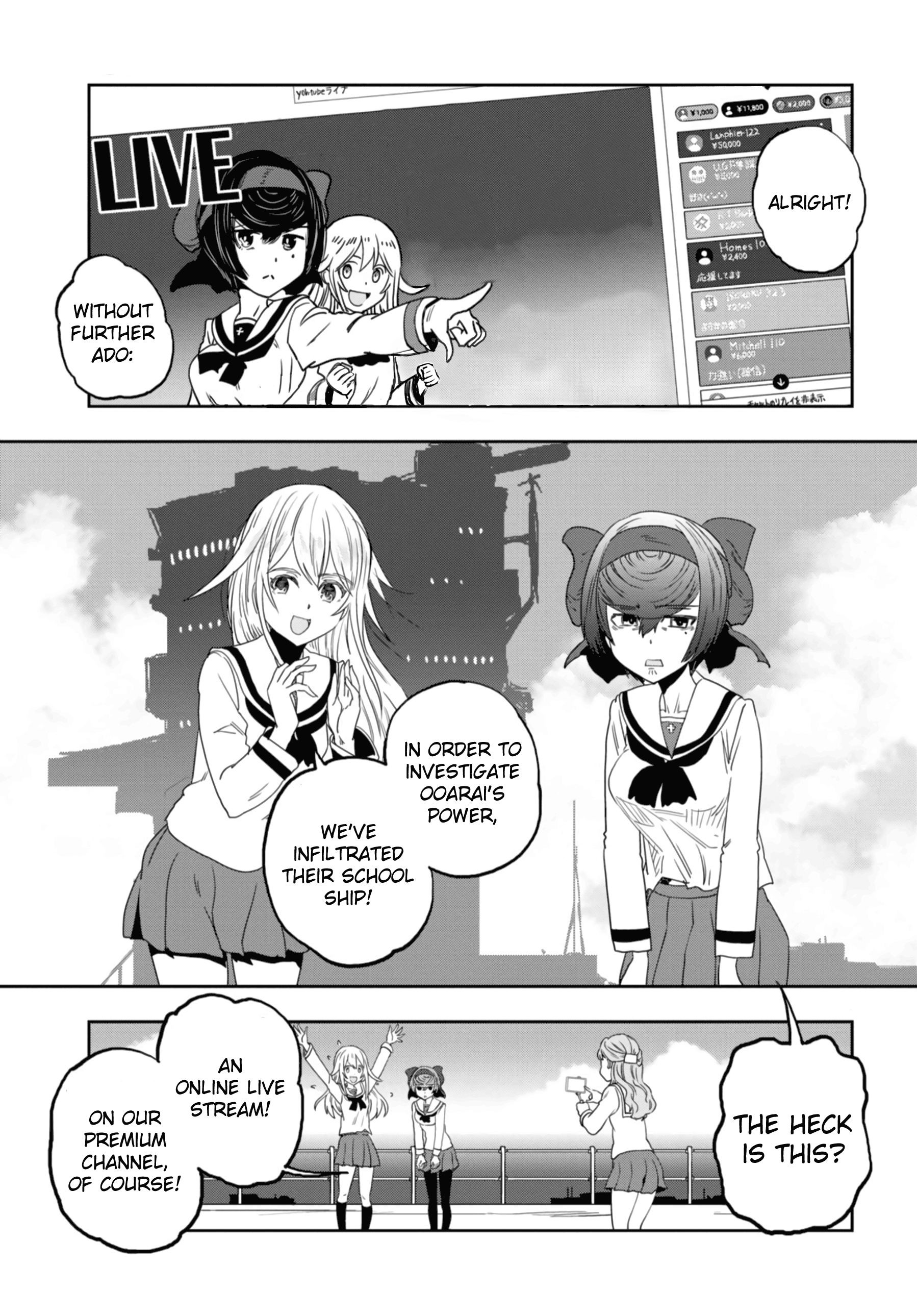 Girls & Panzer - Ribbon No Musha - Vol.13 Chapter 53: Infiltrating The Ooarai Girls' Academy Ship (Part 1)