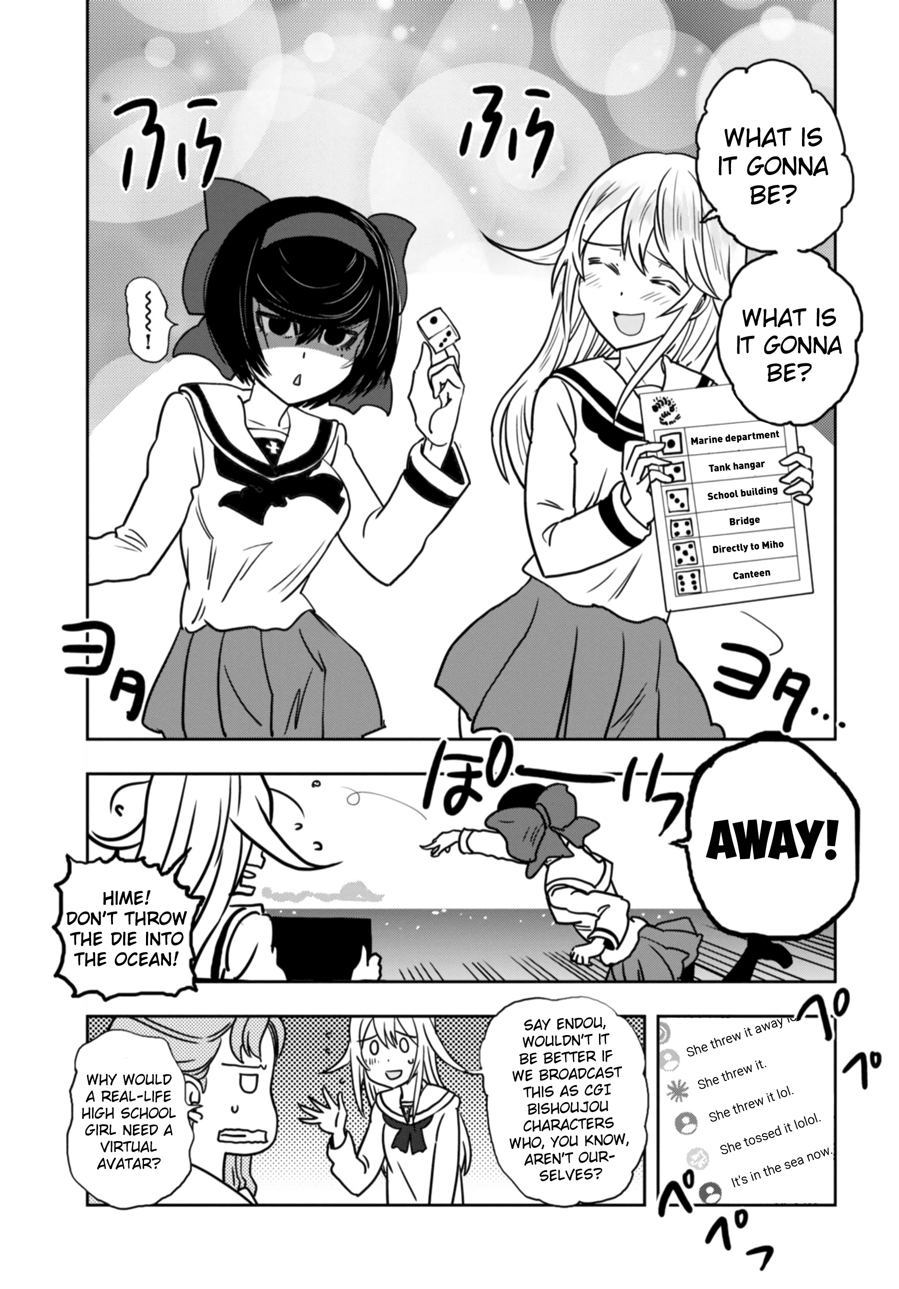 Girls & Panzer - Ribbon No Musha - Vol.13 Chapter 53: Infiltrating The Ooarai Girls' Academy Ship (Part 1)