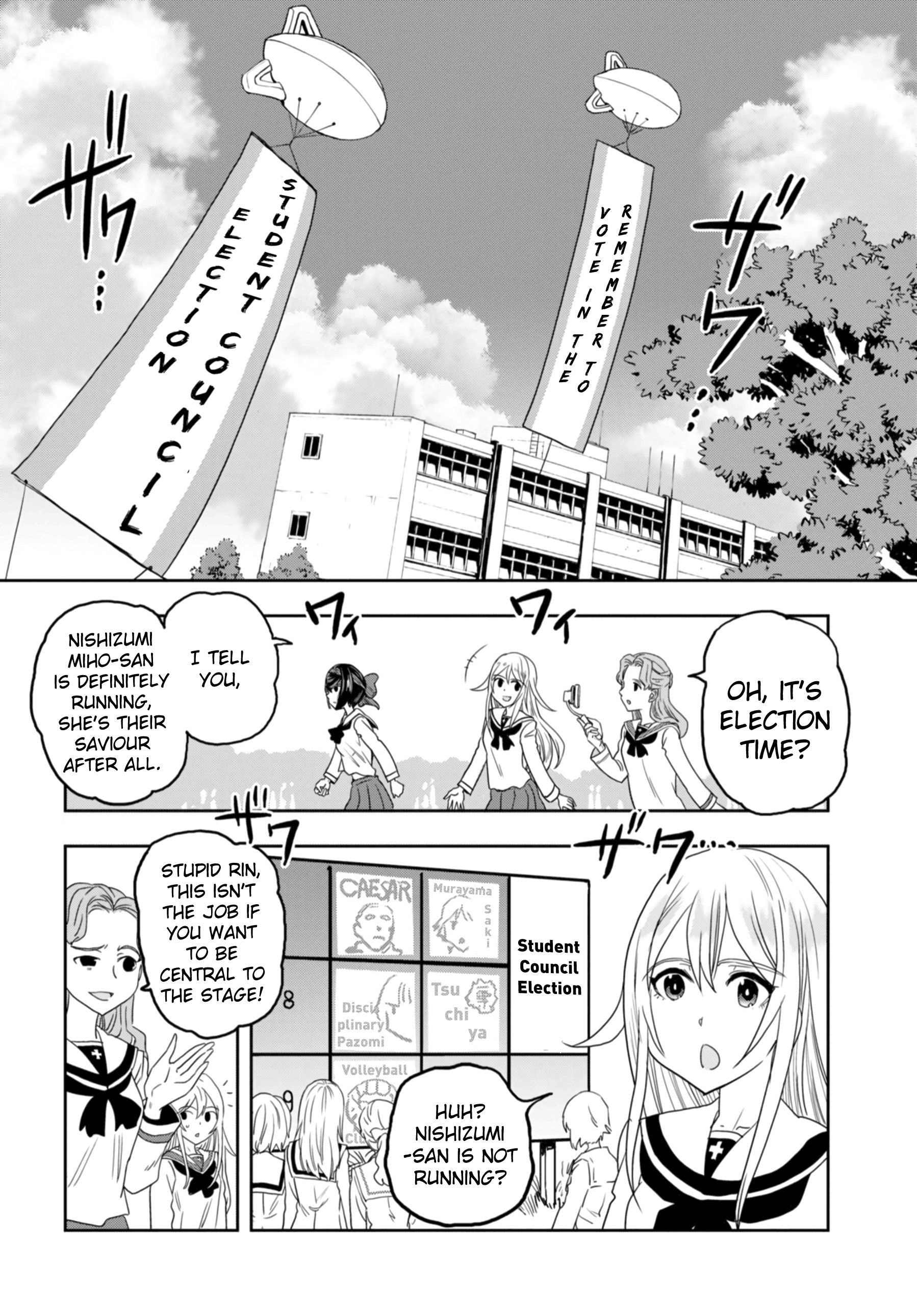 Girls & Panzer - Ribbon No Musha - Vol.13 Chapter 53: Infiltrating The Ooarai Girls' Academy Ship (Part 1)