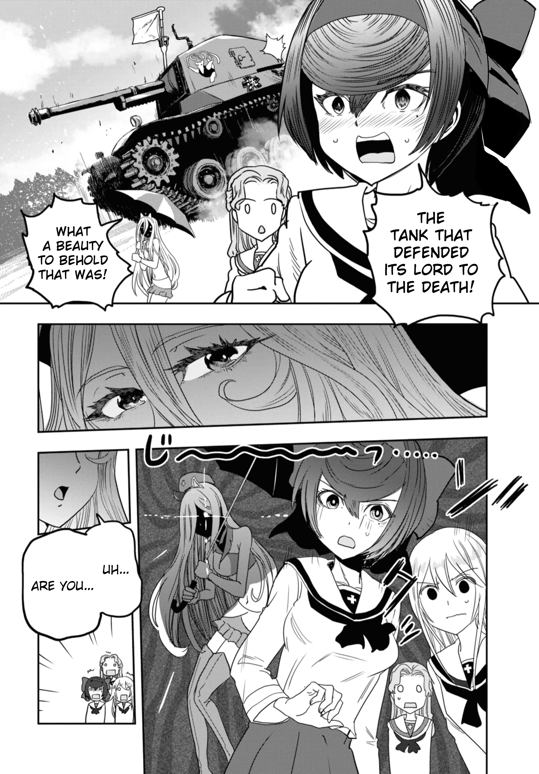 Girls & Panzer - Ribbon No Musha - Vol.13 Chapter 53: Infiltrating The Ooarai Girls' Academy Ship (Part 1)