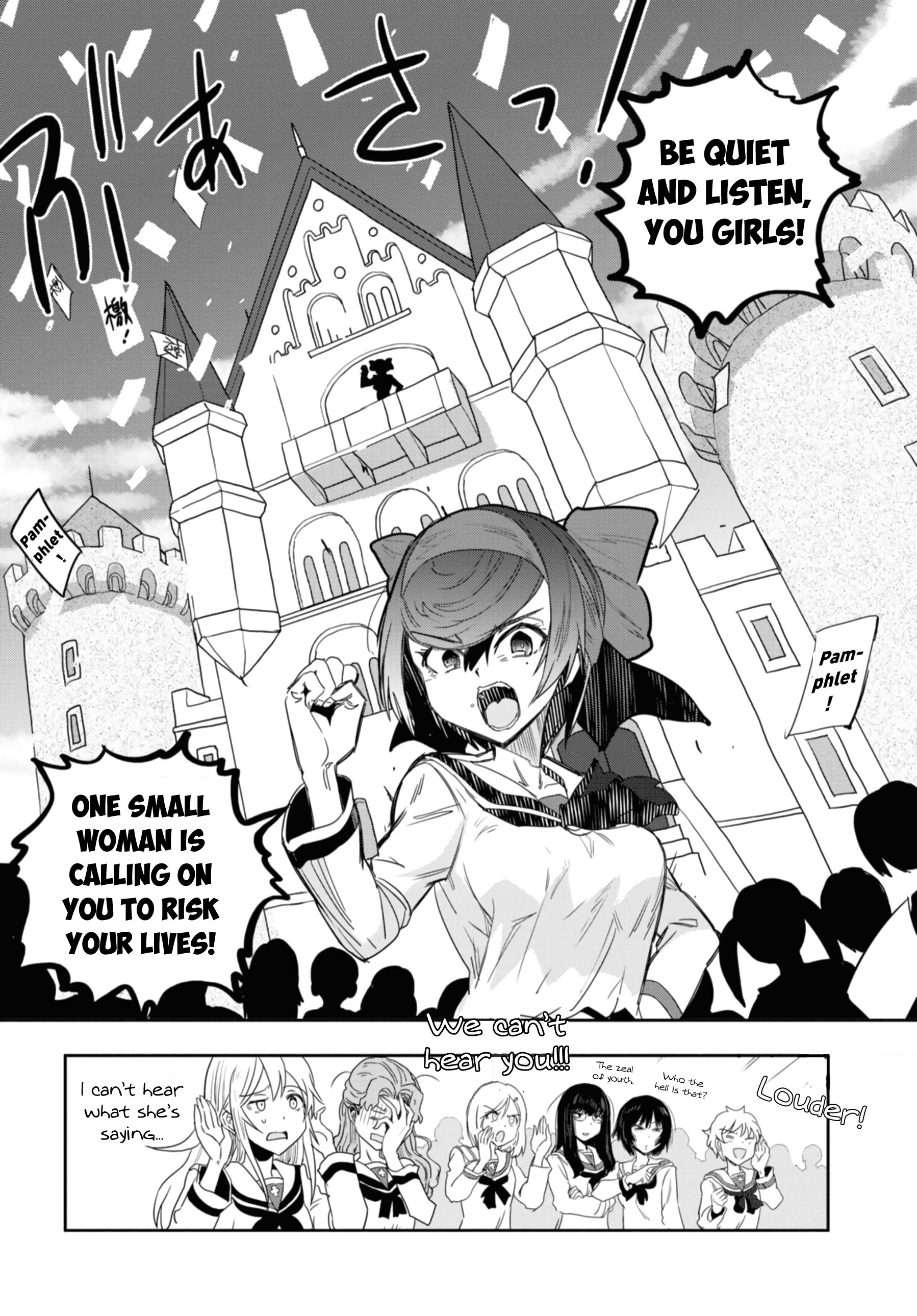 Girls & Panzer - Ribbon No Musha - Vol.13 Chapter 53: Infiltrating The Ooarai Girls' Academy Ship (Part 1)