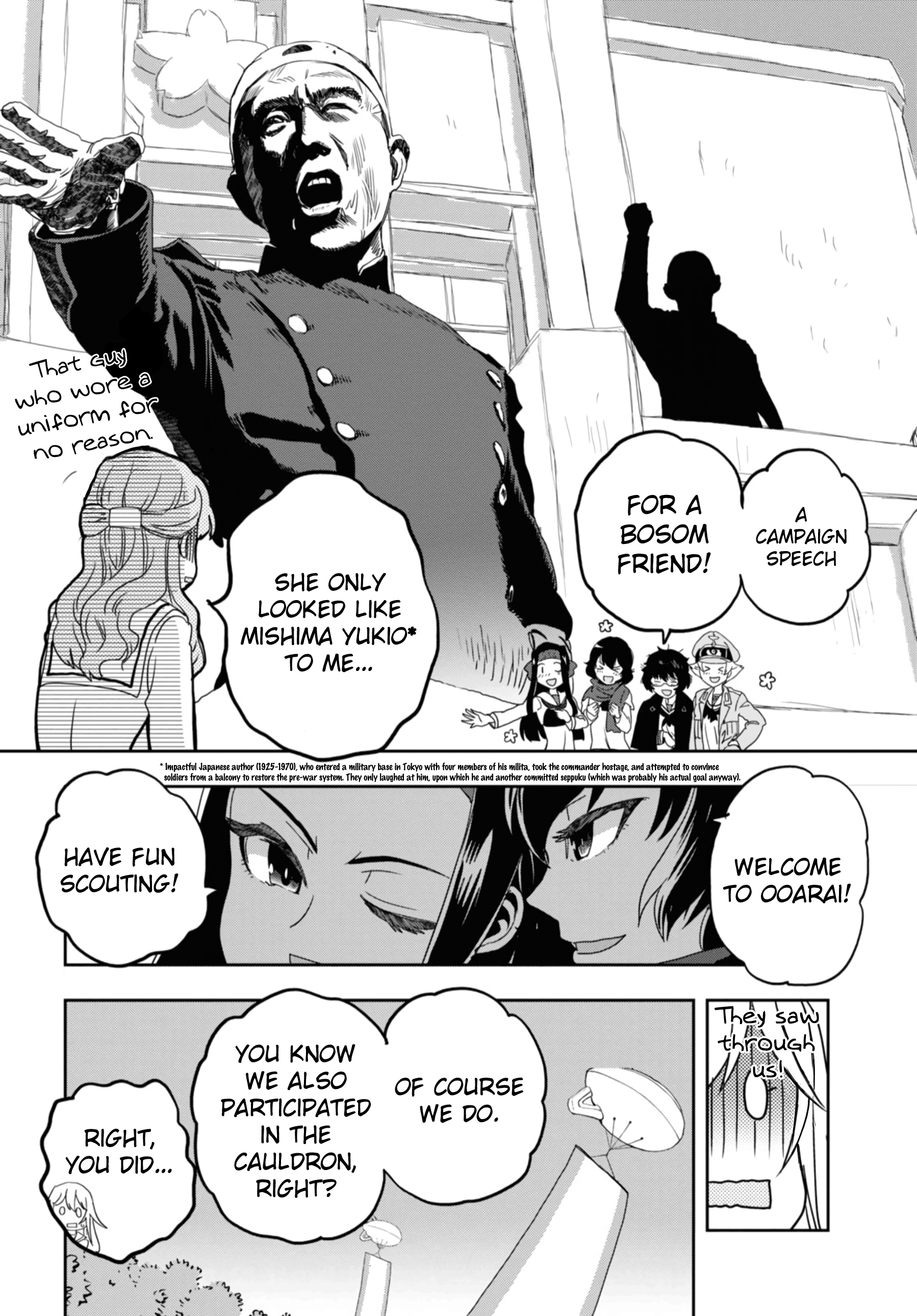 Girls & Panzer - Ribbon No Musha - Vol.13 Chapter 53: Infiltrating The Ooarai Girls' Academy Ship (Part 1)