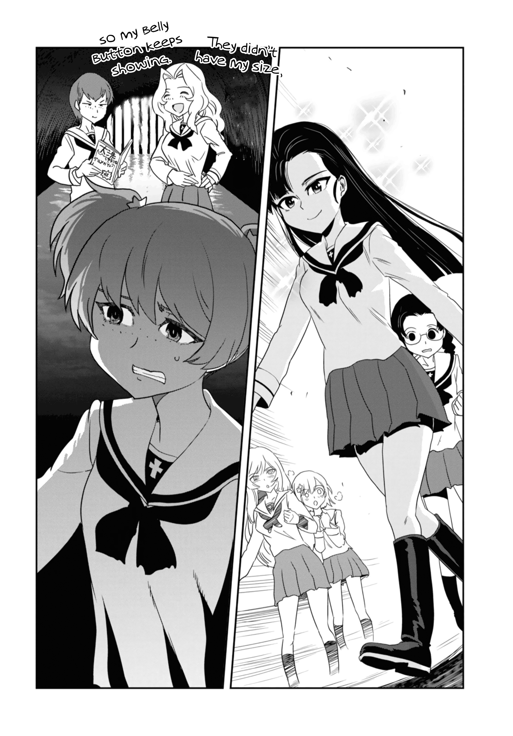 Girls & Panzer - Ribbon No Musha - Vol.13 Chapter 53: Infiltrating The Ooarai Girls' Academy Ship (Part 1)