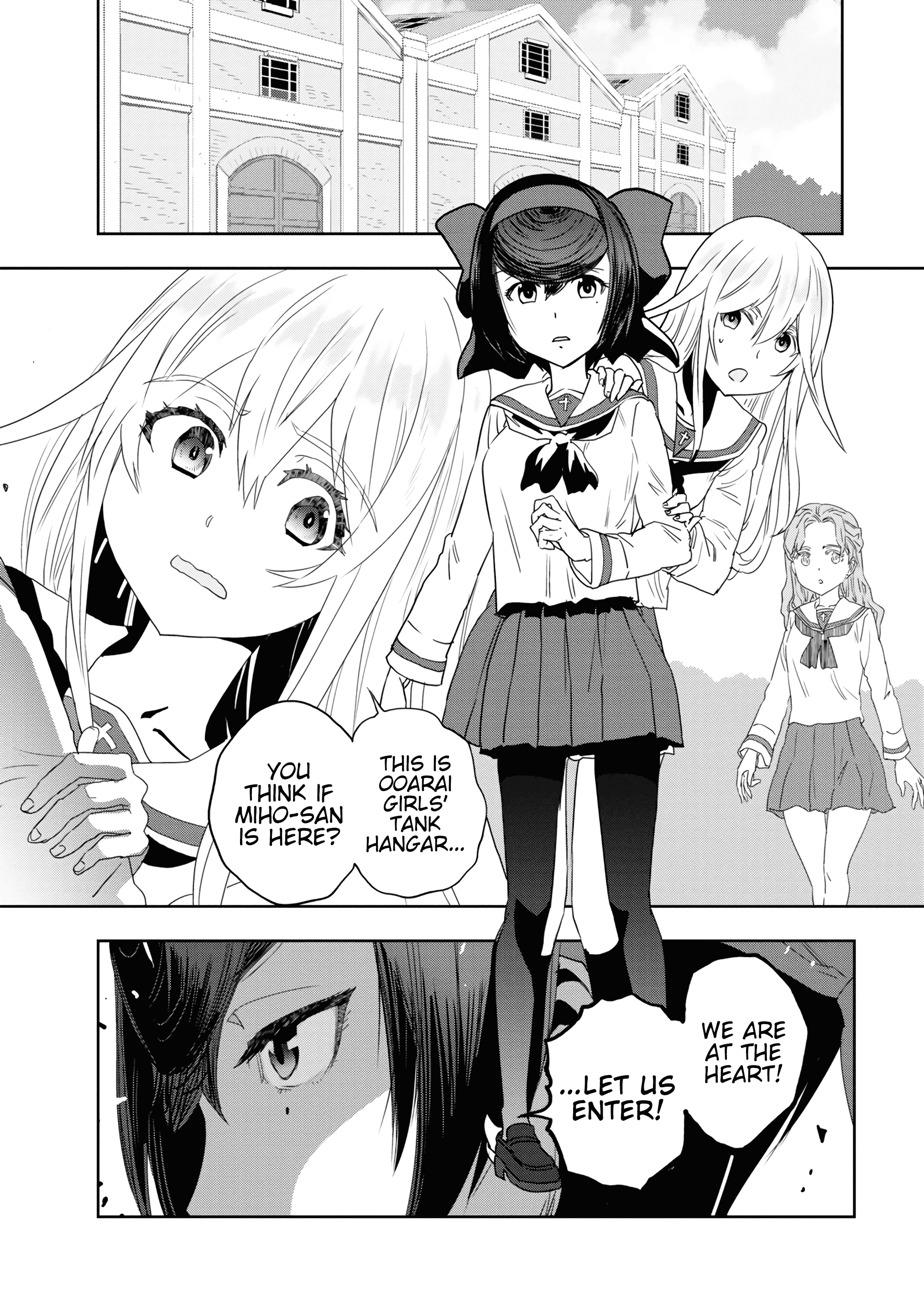 Girls & Panzer - Ribbon No Musha - Vol.14 Chapter 55: Infiltrating The Ooarai Girls' Academy Ship (Part 3)