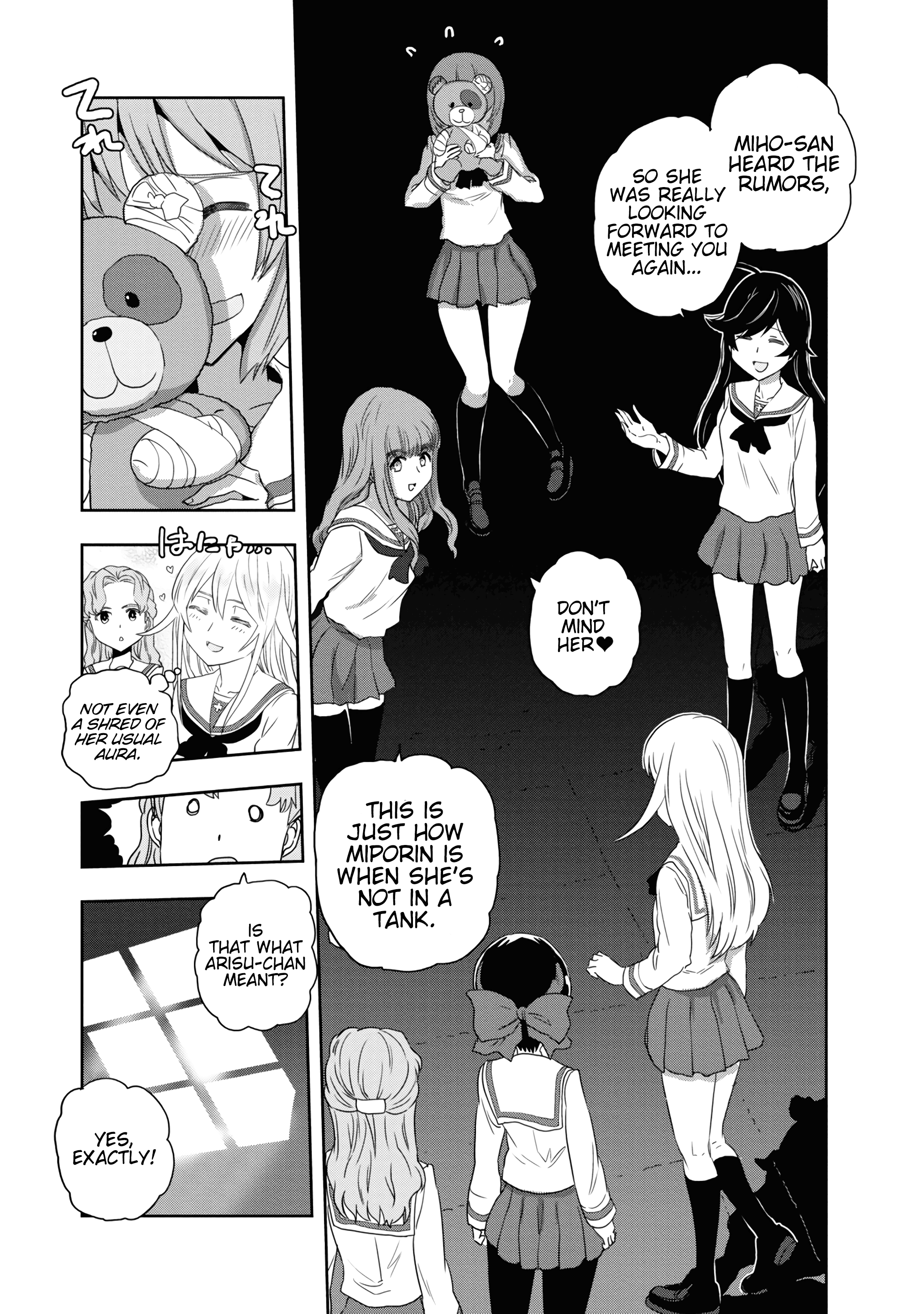 Girls & Panzer - Ribbon No Musha - Vol.14 Chapter 55: Infiltrating The Ooarai Girls' Academy Ship (Part 3)