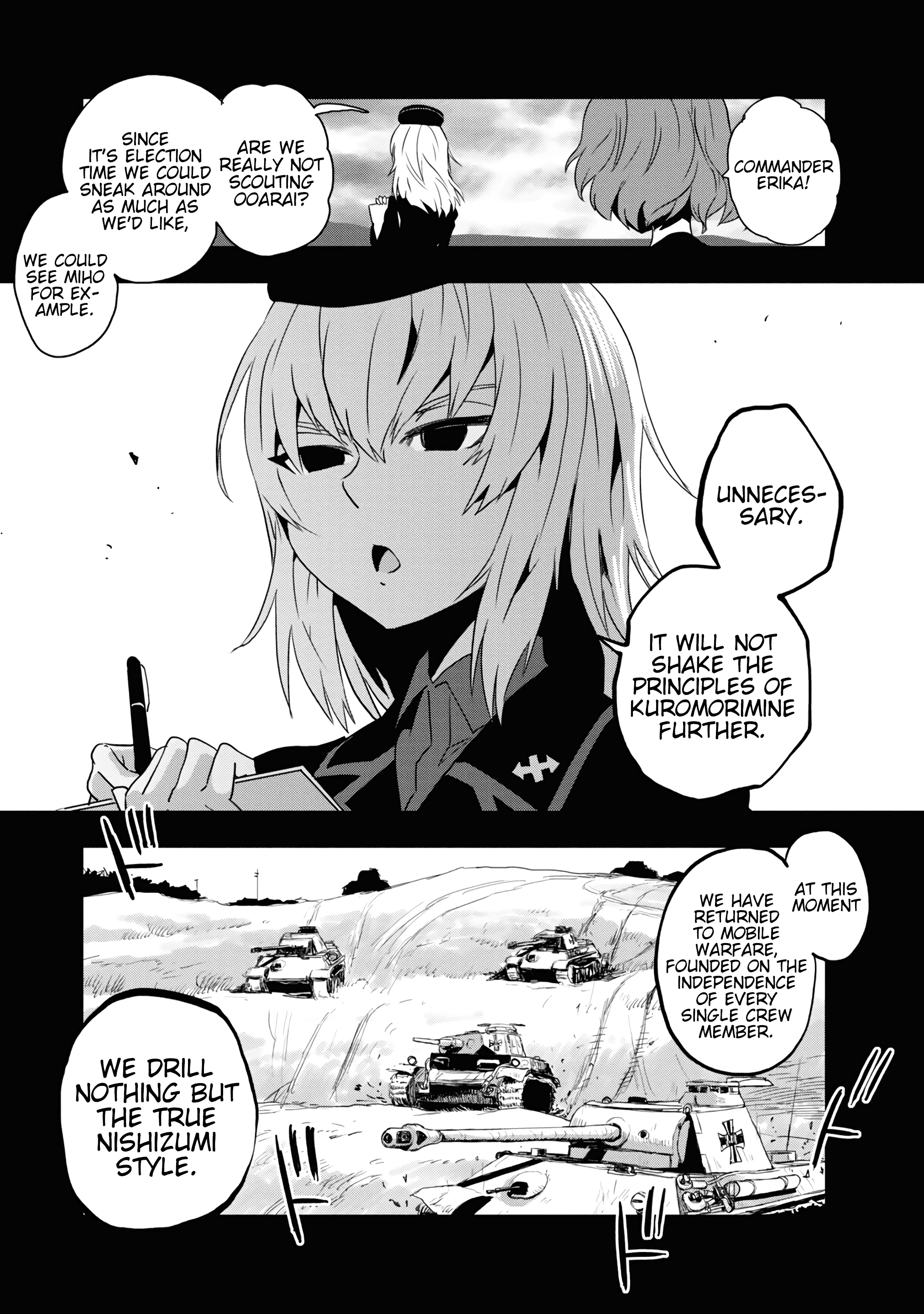 Girls & Panzer - Ribbon No Musha - Vol.14 Chapter 55: Infiltrating The Ooarai Girls' Academy Ship (Part 3)