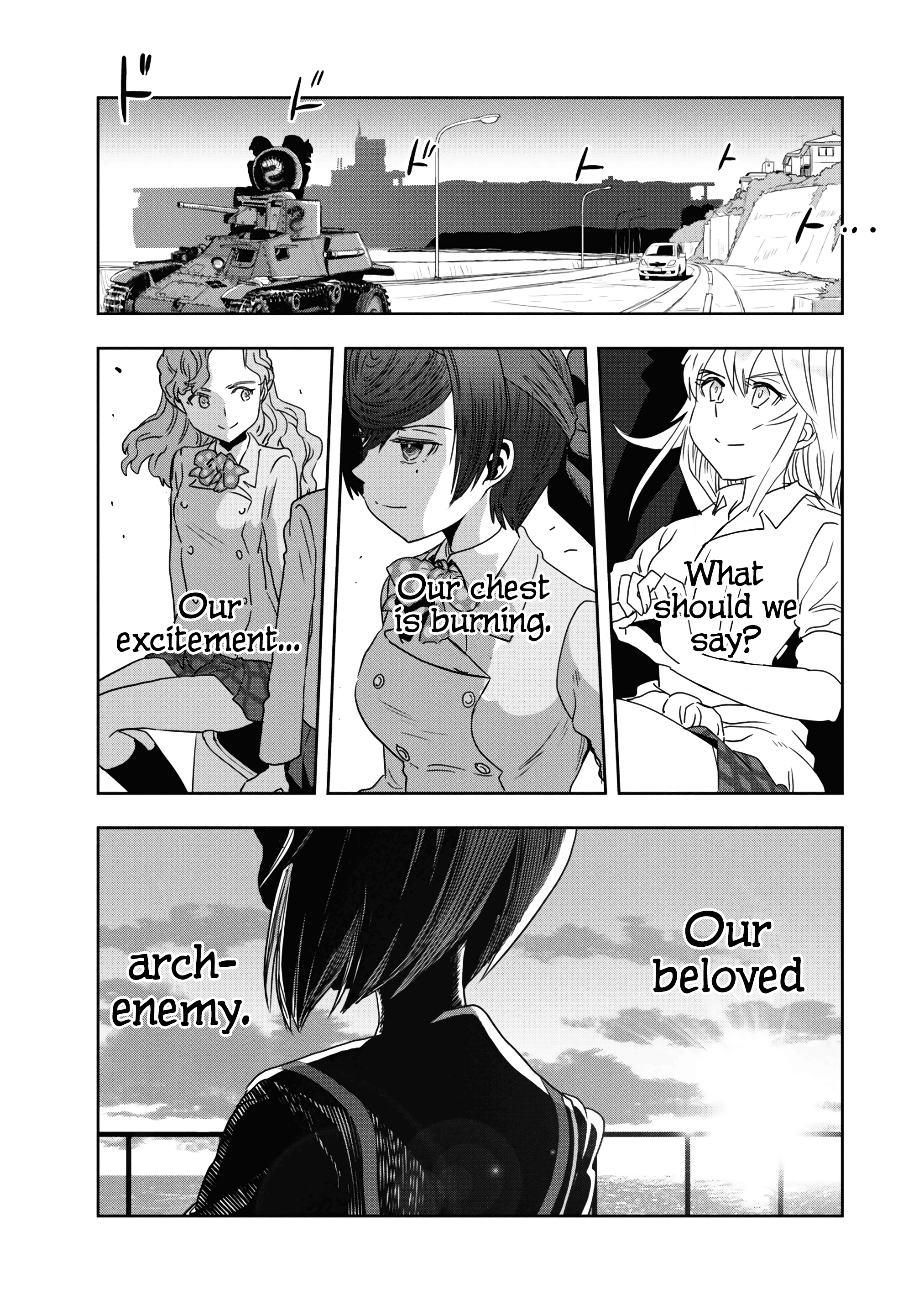 Girls & Panzer - Ribbon No Musha - Vol.14 Chapter 55: Infiltrating The Ooarai Girls' Academy Ship (Part 3)