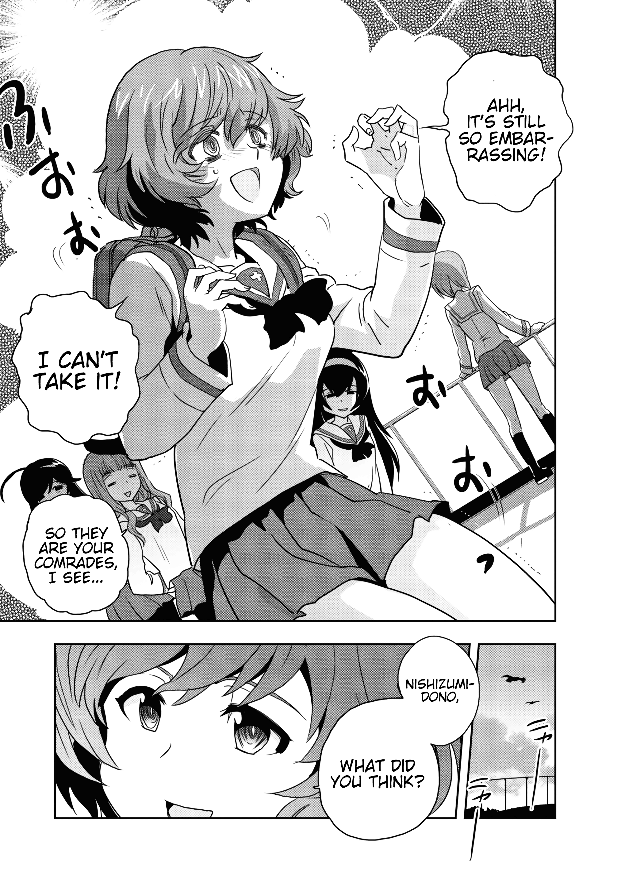 Girls & Panzer - Ribbon No Musha - Vol.14 Chapter 55: Infiltrating The Ooarai Girls' Academy Ship (Part 3)