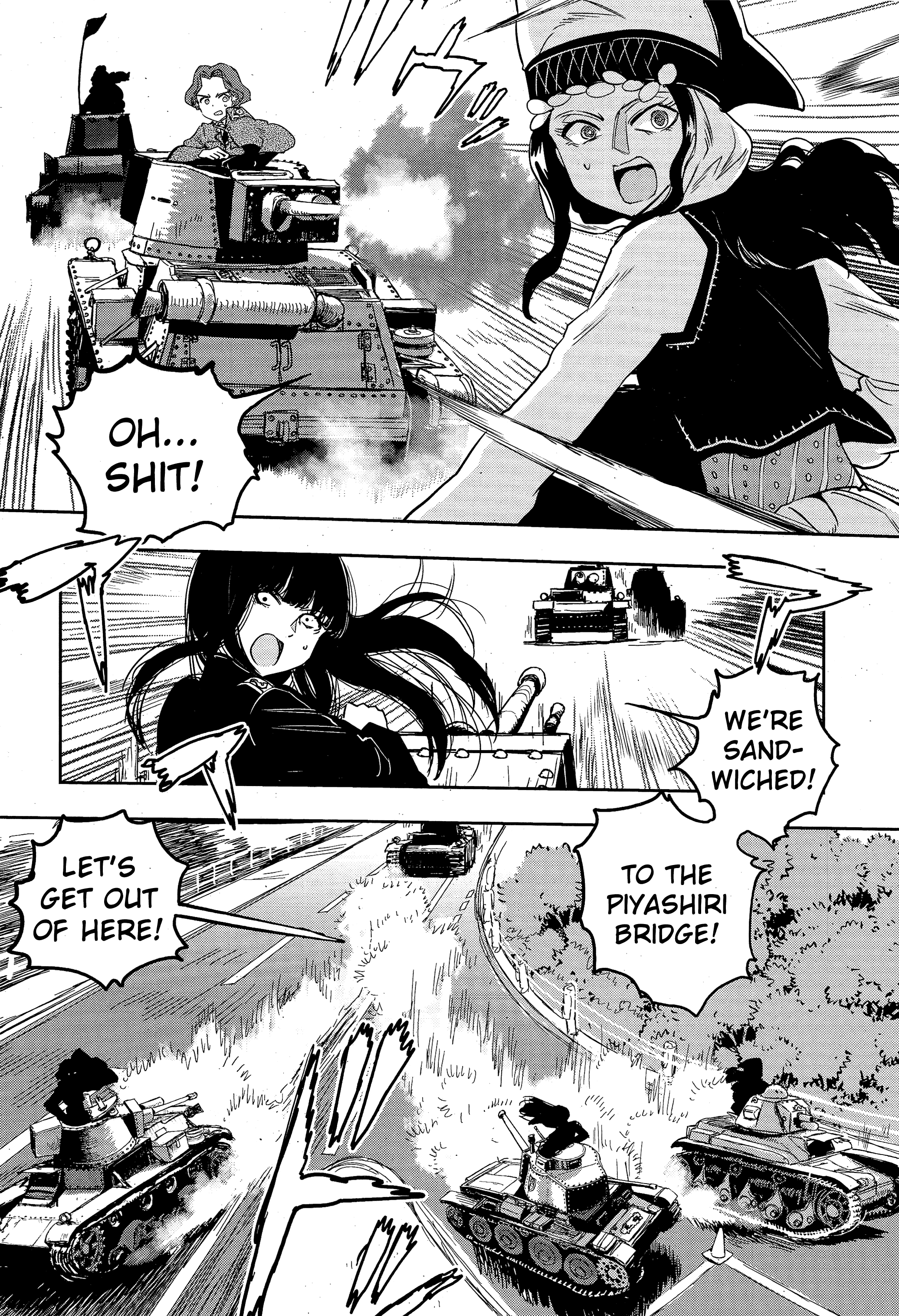 Girls & Panzer - Ribbon No Musha - Vol.12 Chapter 49: The Battle Of Nayoro (Part 3)