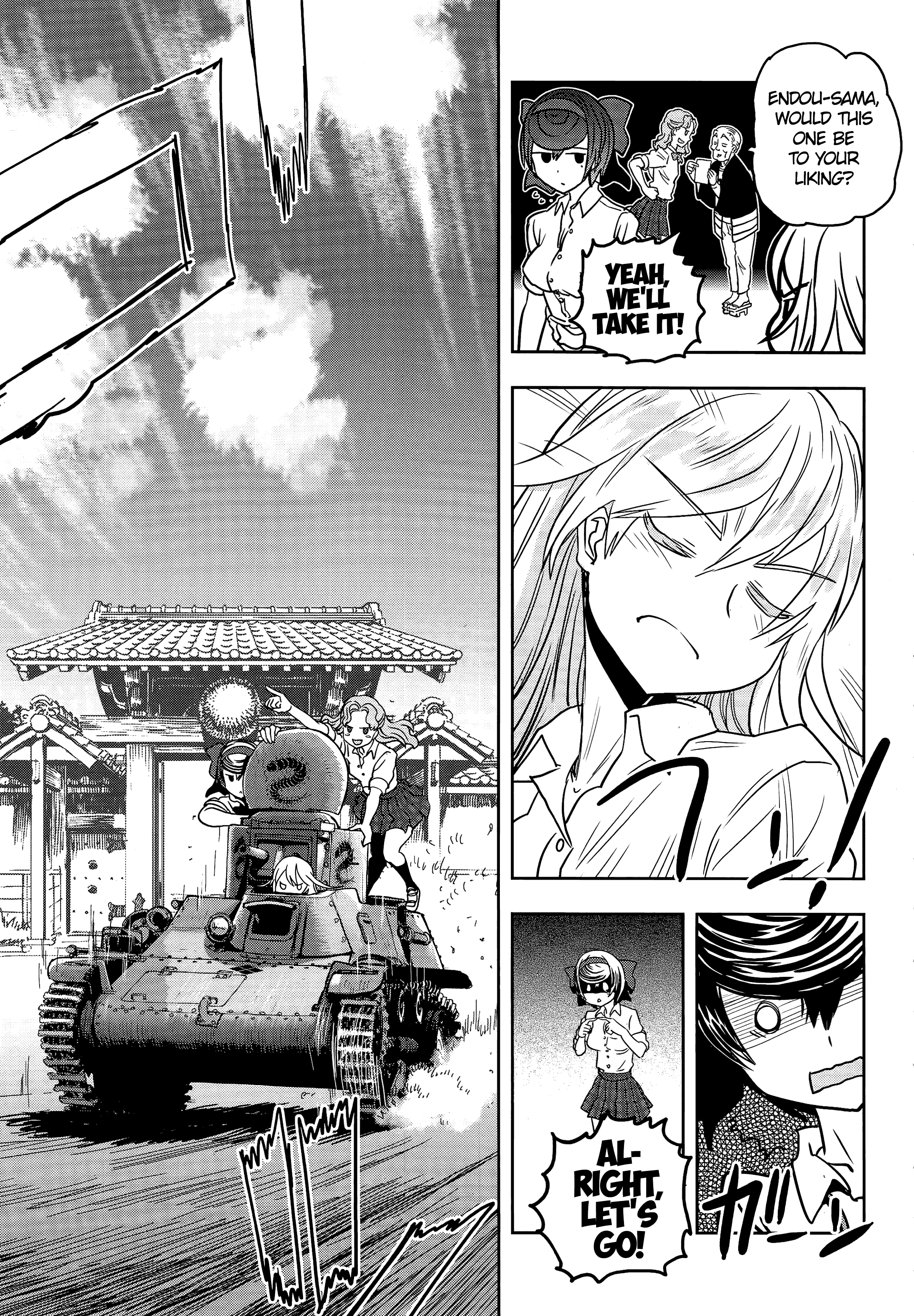 Girls & Panzer - Ribbon No Musha - Vol.12 Chapter 46: We're All Clumsy.