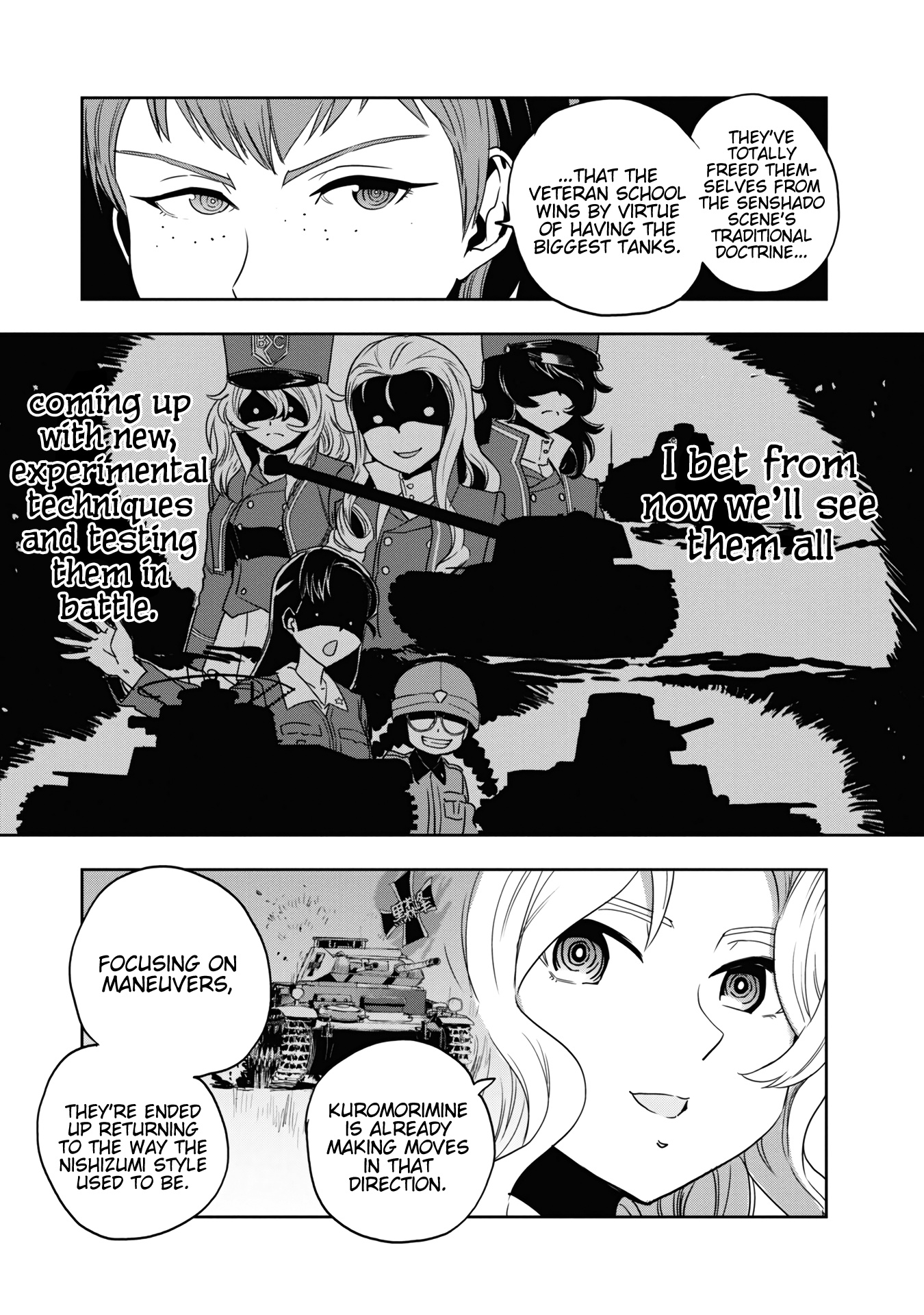 Girls & Panzer - Ribbon No Musha - Vol.15 Chapter 59: The Showdown With Nishizumi Miho (Part 3)